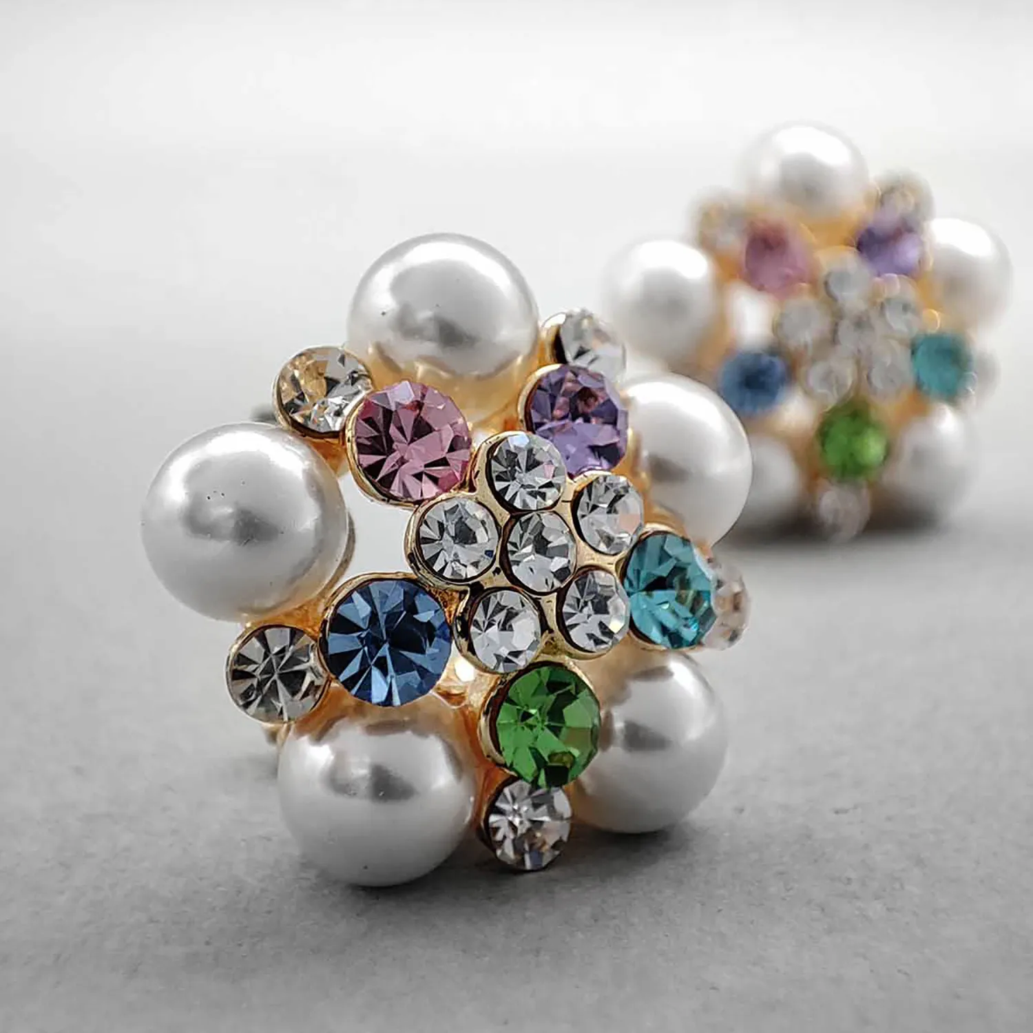 گوشواره گلی کد 14153