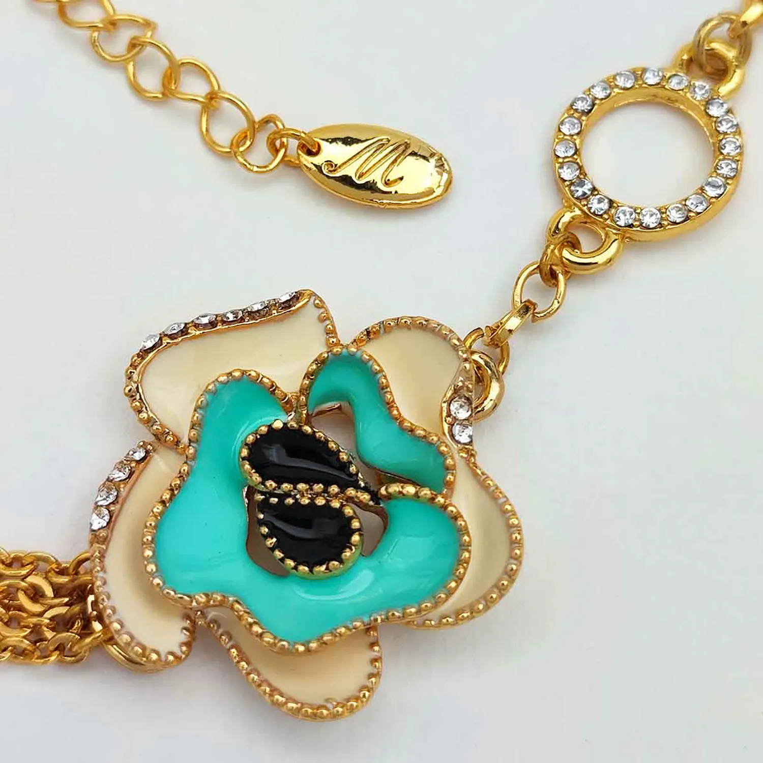 دستبند مارکیز اب طلا ایتالیا