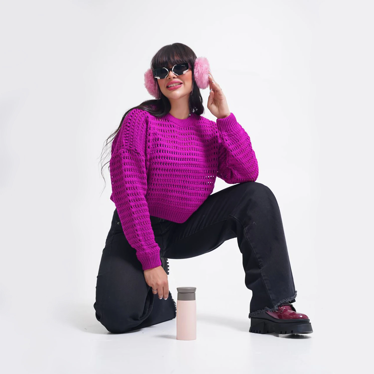 کراپ بافت توری طرح زارا