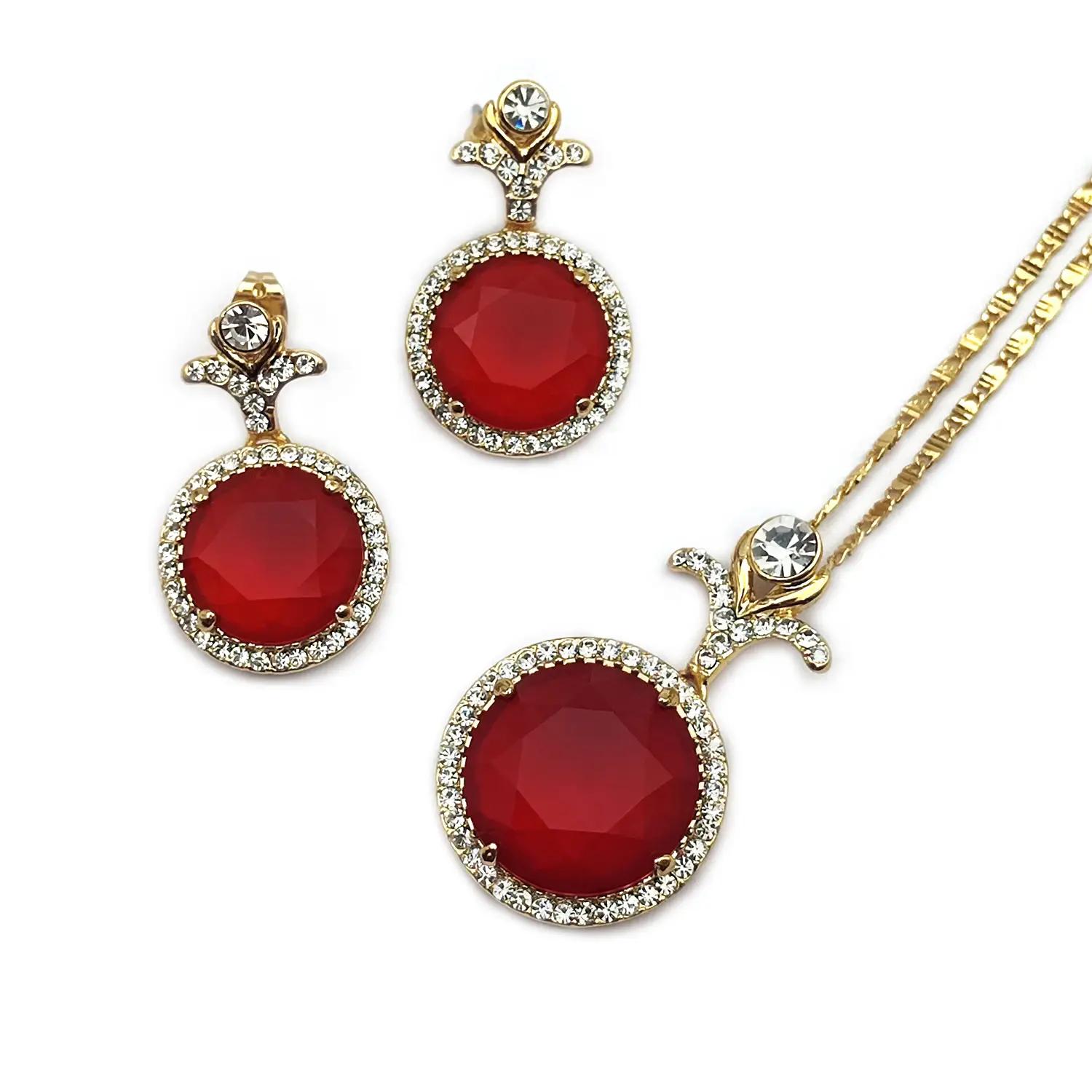 نیم ست نگین دار دایره