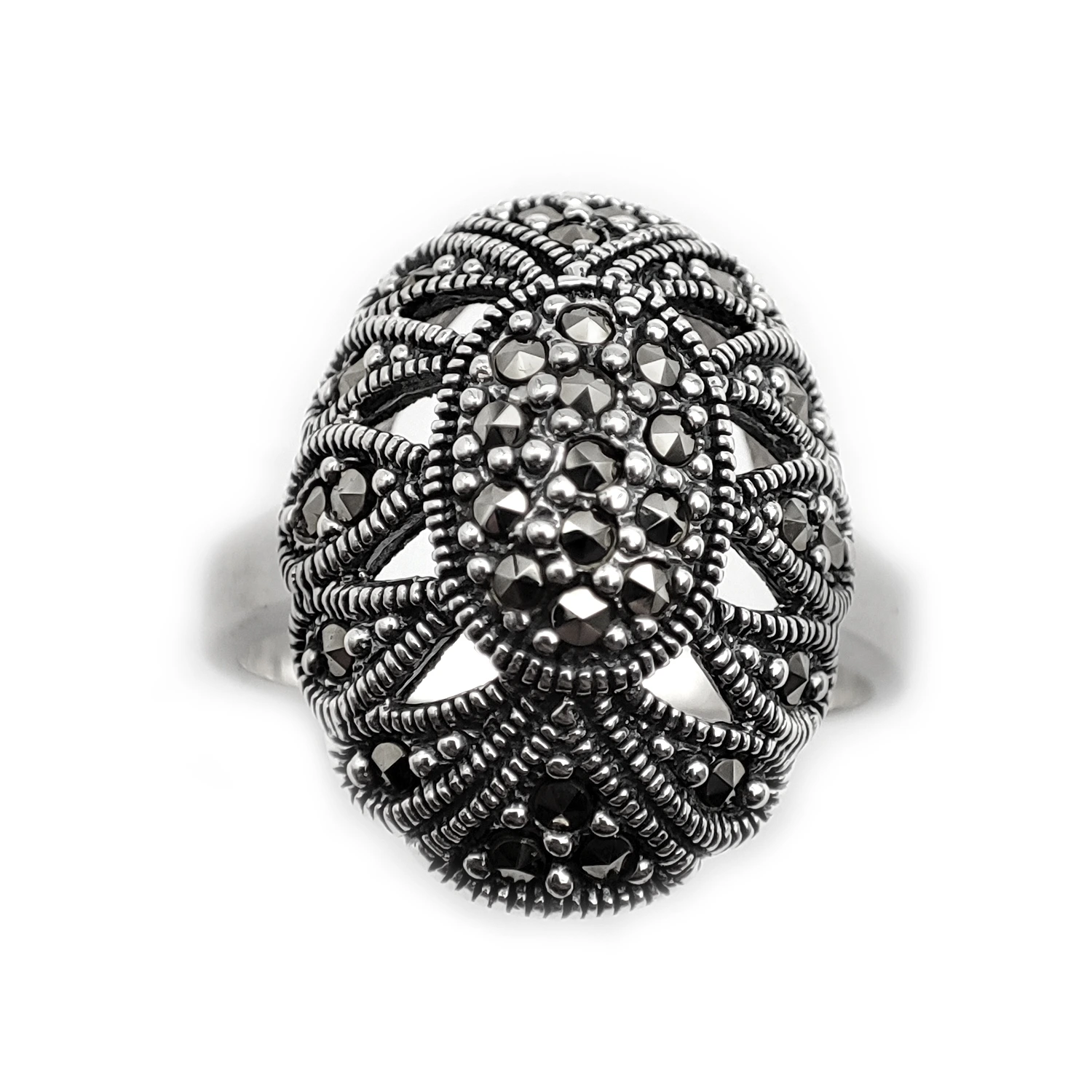 انگشتر نقره سیاه قلم انگشتر نقره سیاه قلم