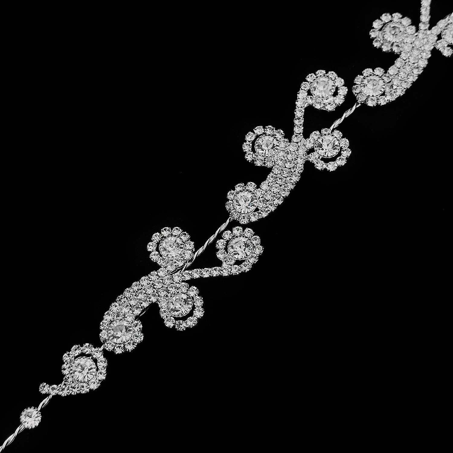 ریسه مو، تاج عروس، شینیون عروس، اکسسوری مجلسی مو 125