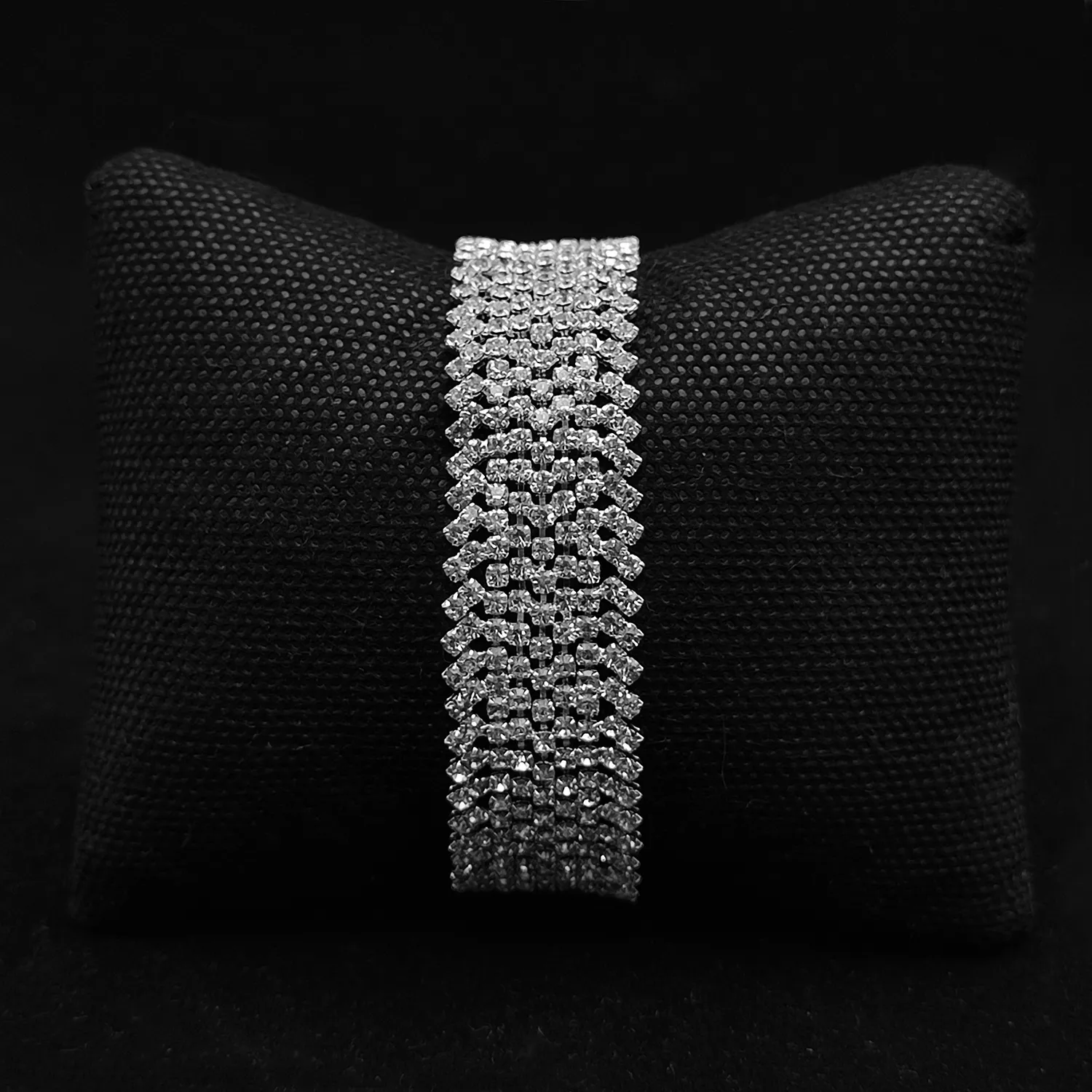 دستبند طرح جواهر بافته 