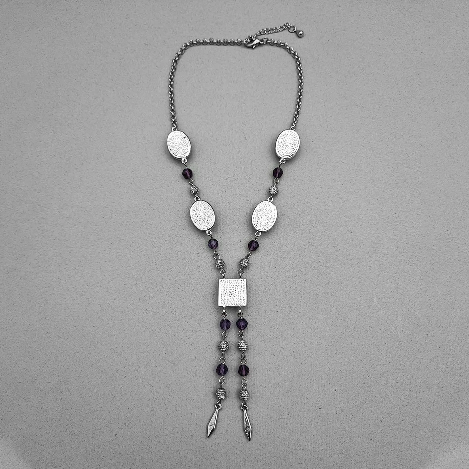 گردنبند آماتیس بنفش وی نویز