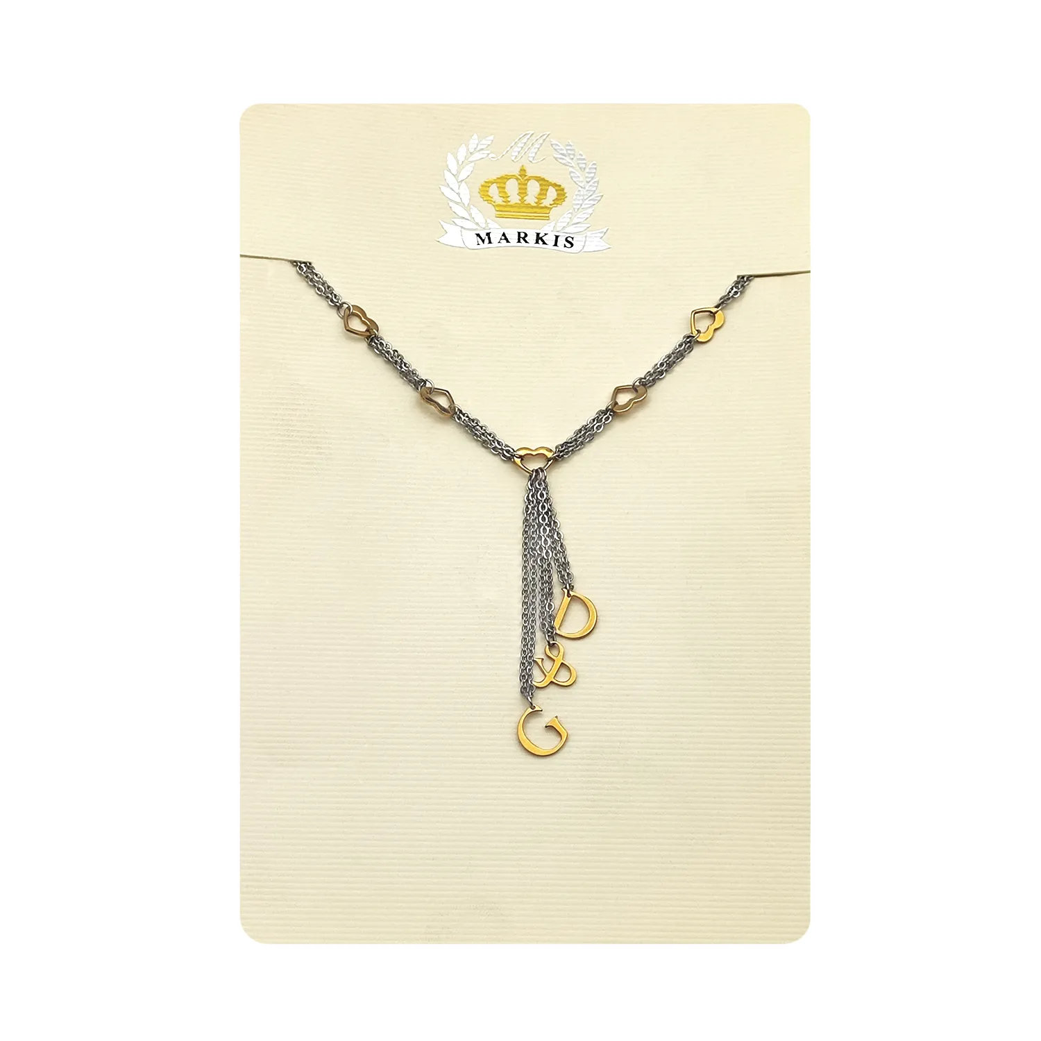 گردنبند استیل D&G
