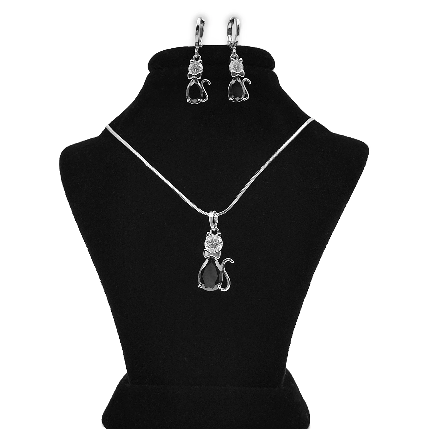 نیم ست جواهری ژوپینگ گربه