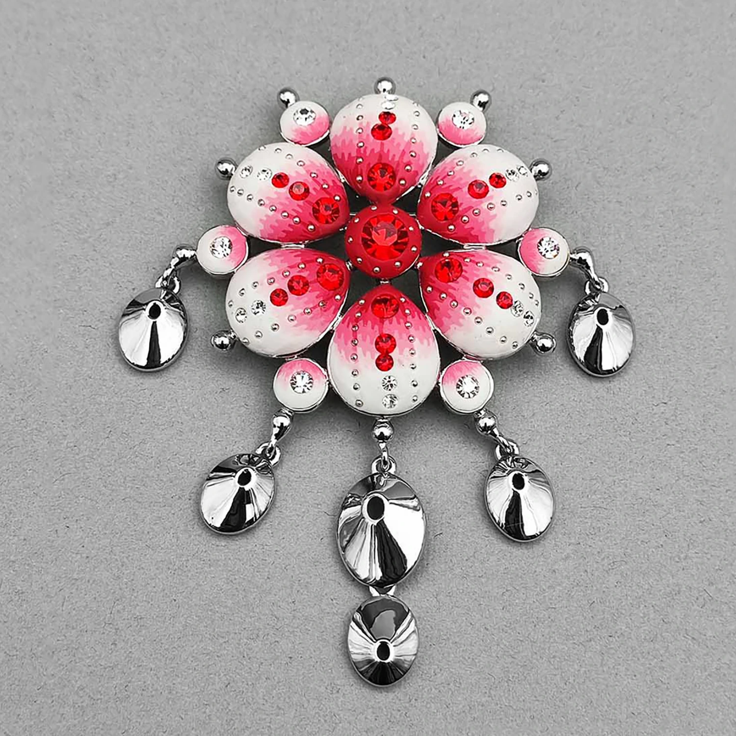 گلسینه گل صورتی و سفید