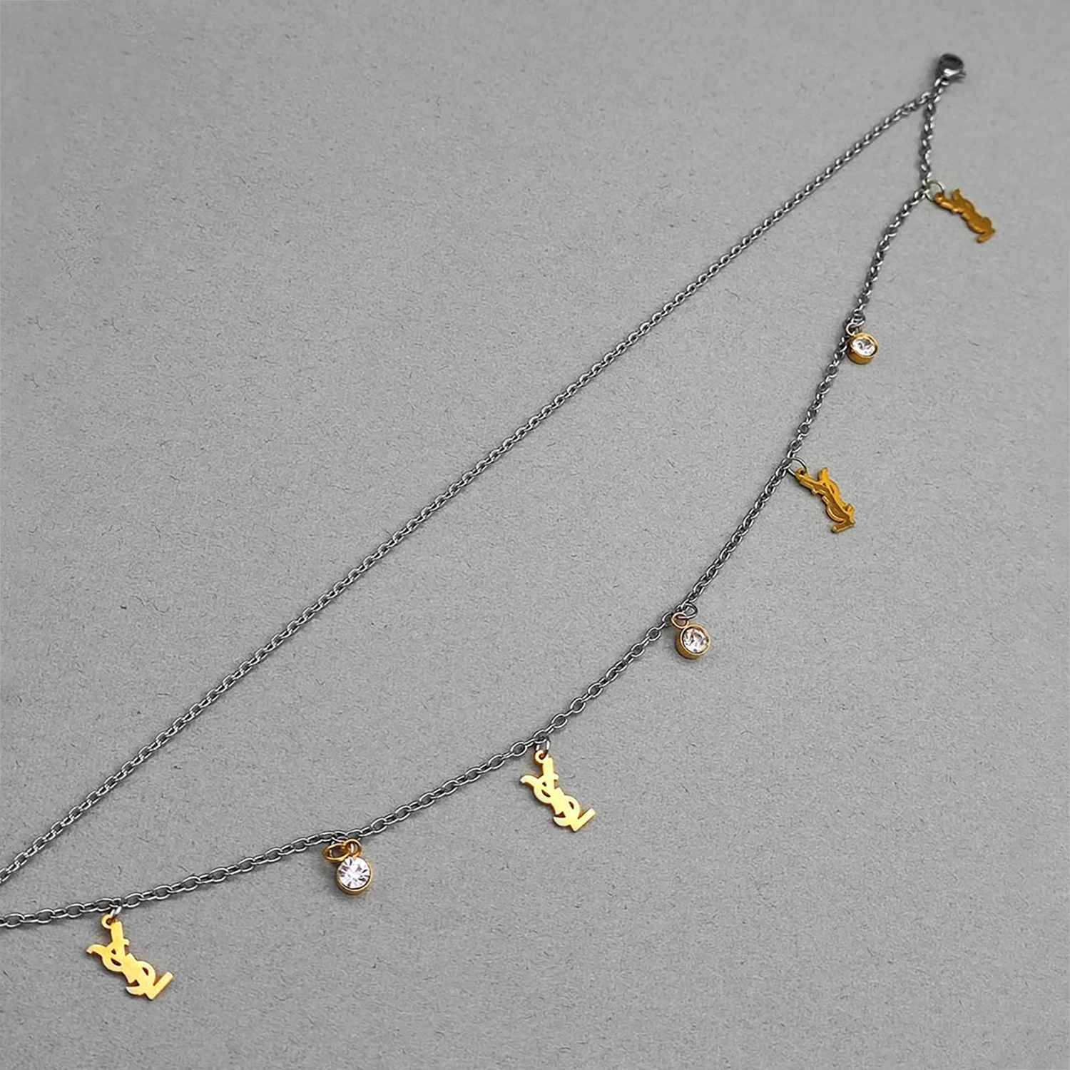 پابند دو رنگ طرح YSL