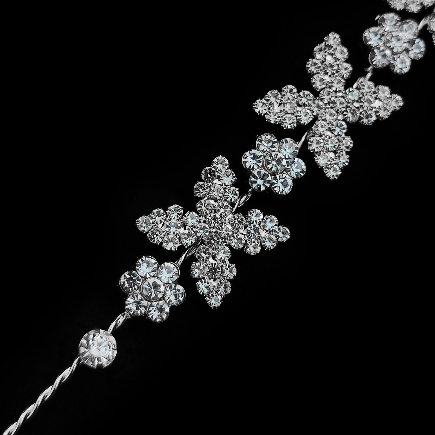 ریسه مو، تاج عروس، شینیون عروس، اکسسوری مجلسی مو 115