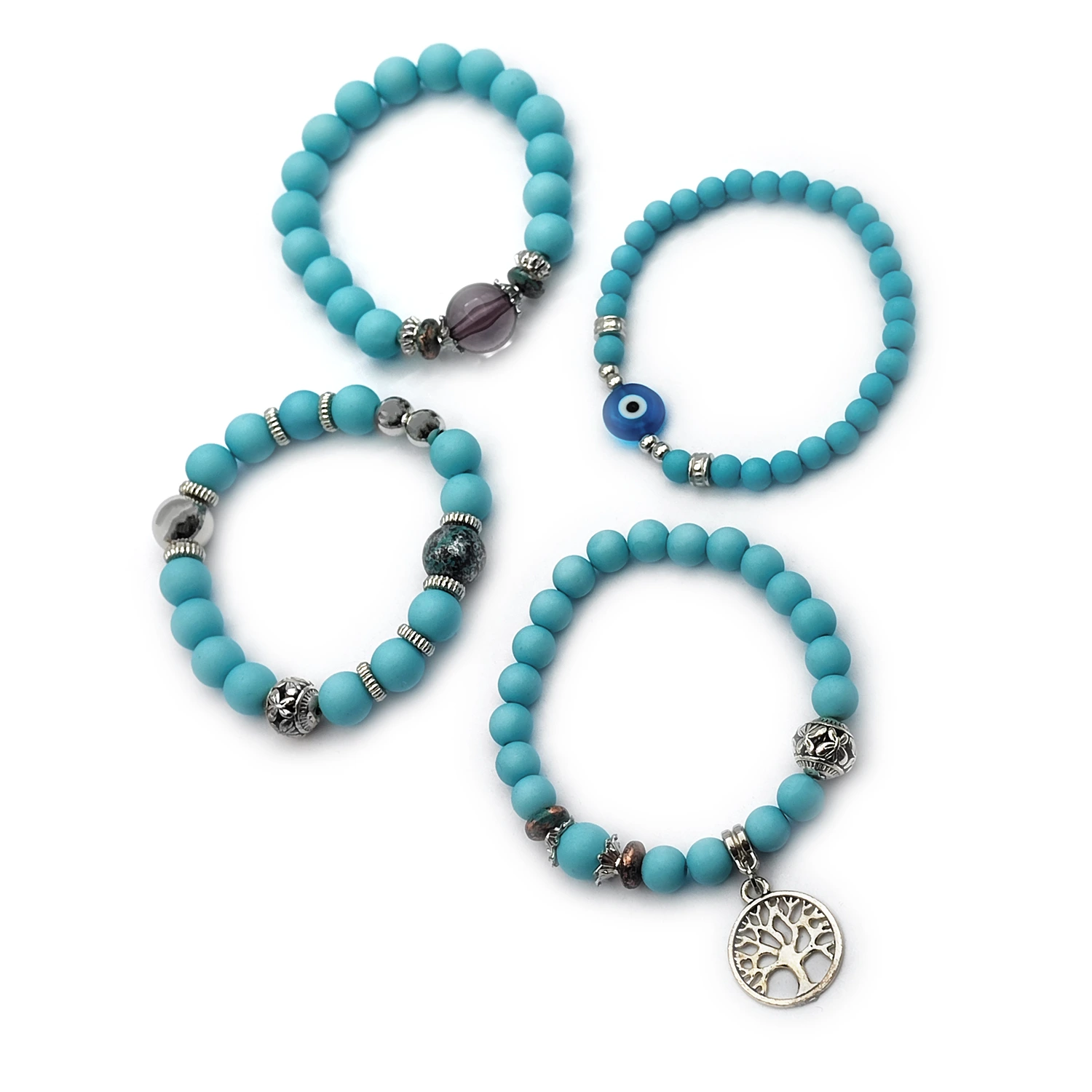 دستبند مهره ای چشم نظر