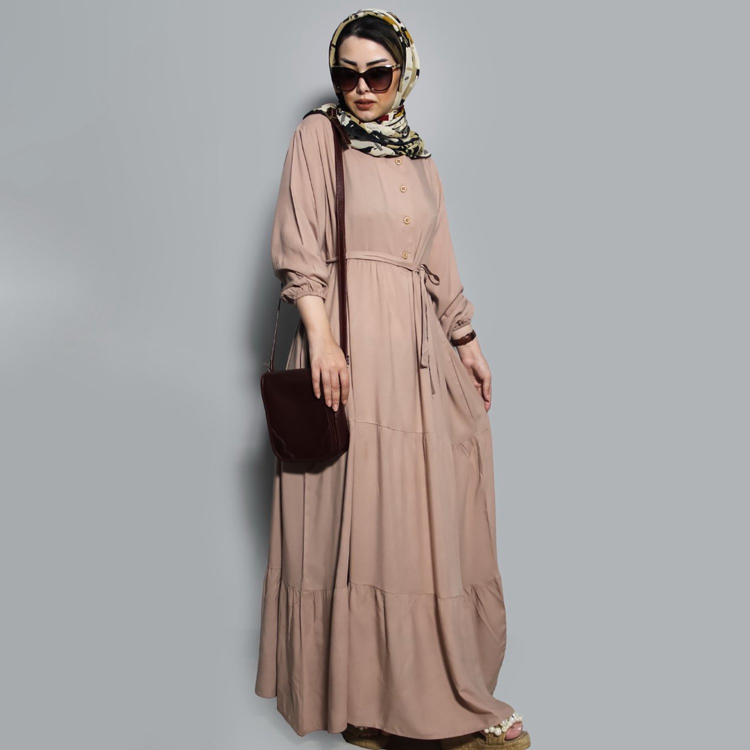 پیراهن ساحلی نخی سپیده 