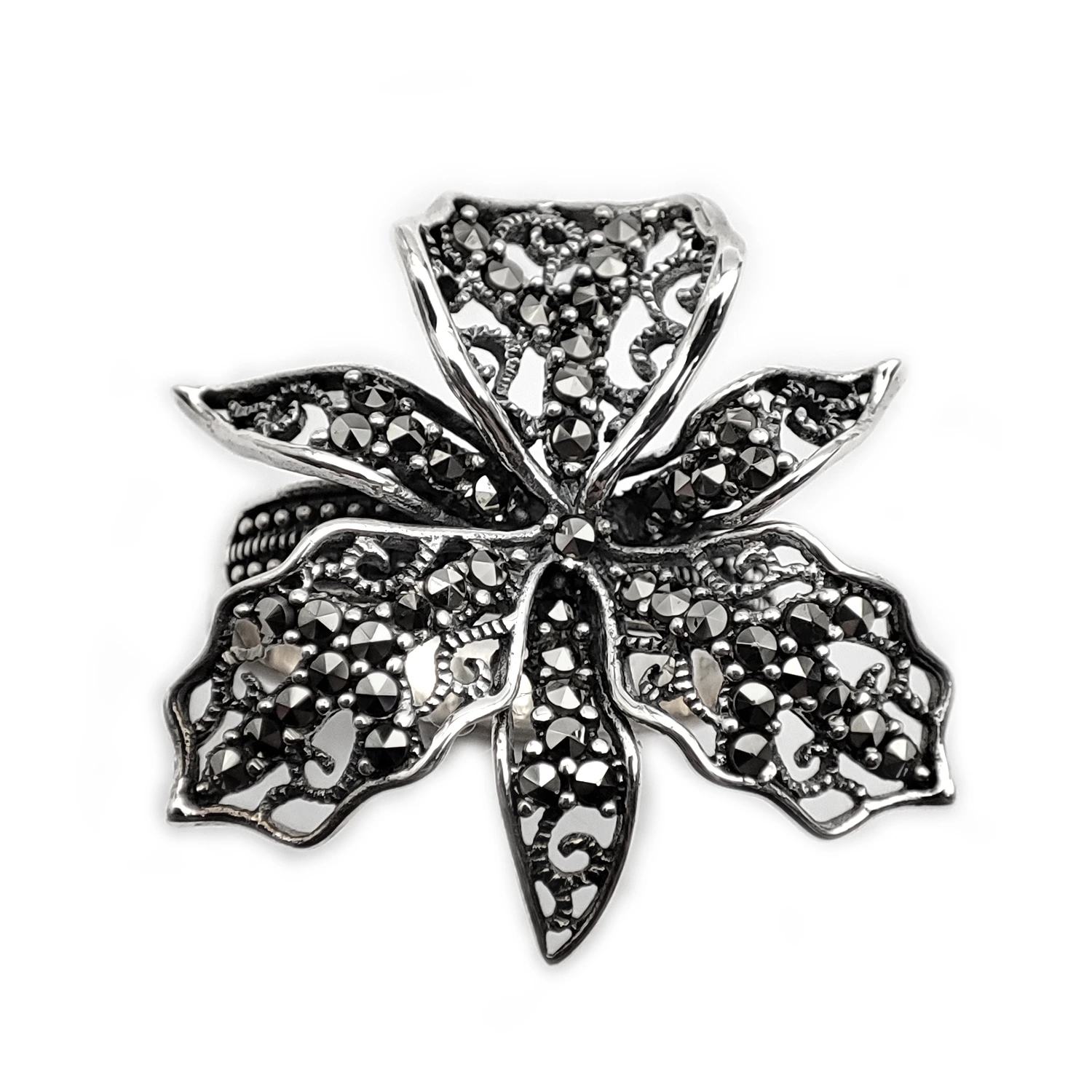 انگشتر نقره سیاه قلم انگشتر نقره سیاه قلم