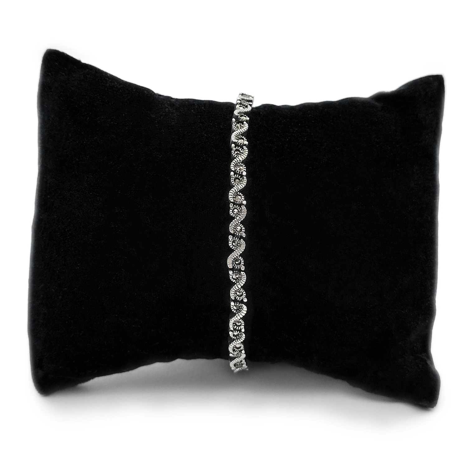 دستبند سیاه قلم نقره دستبند سیاه قلم نقره