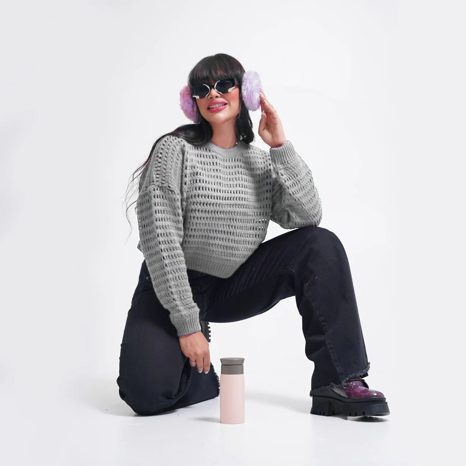 کراپ بافت توری طرح زارا