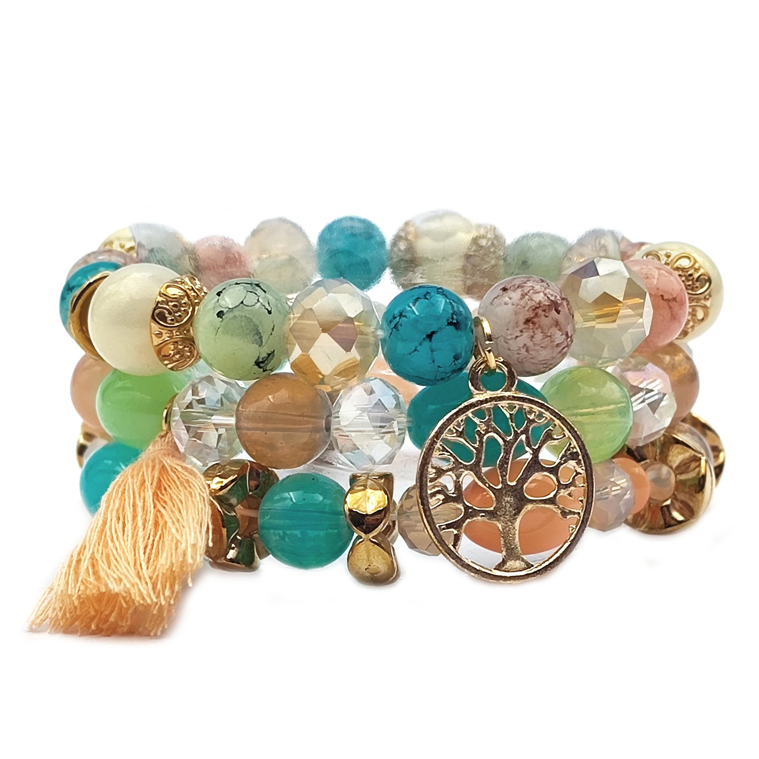 دستبند مهره ای درخت زندگی دستبند مهره ای درخت زندگی