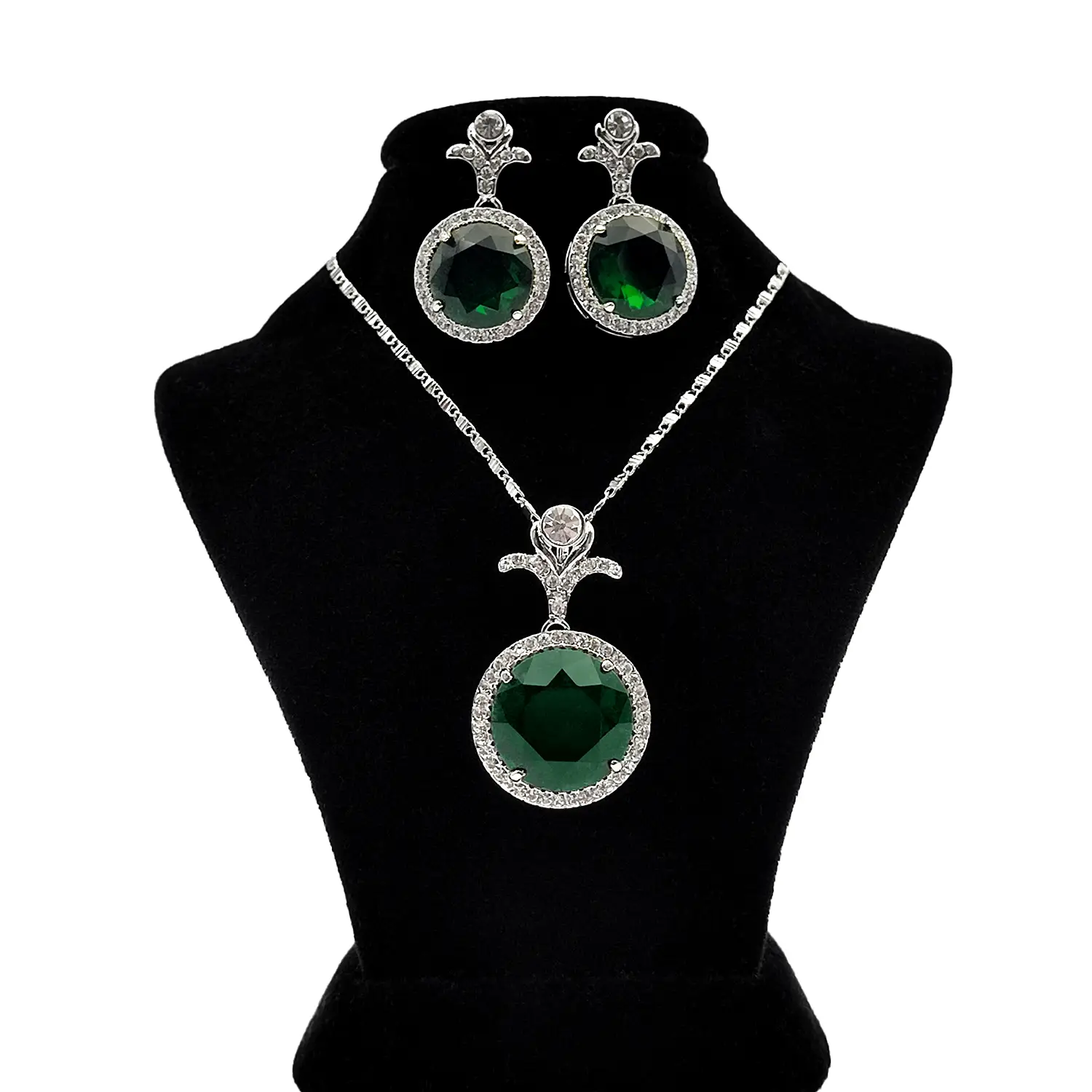 نیم ست نگین دار دایره