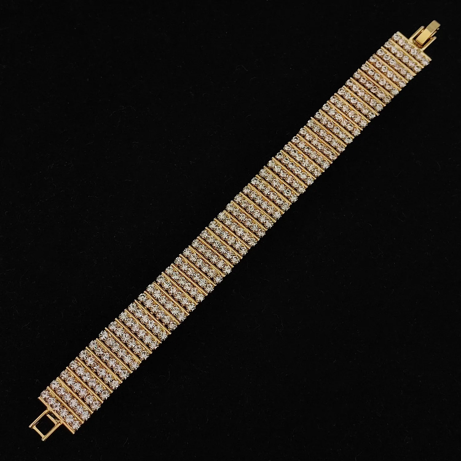 دستبند طرح جواهر تنیس 