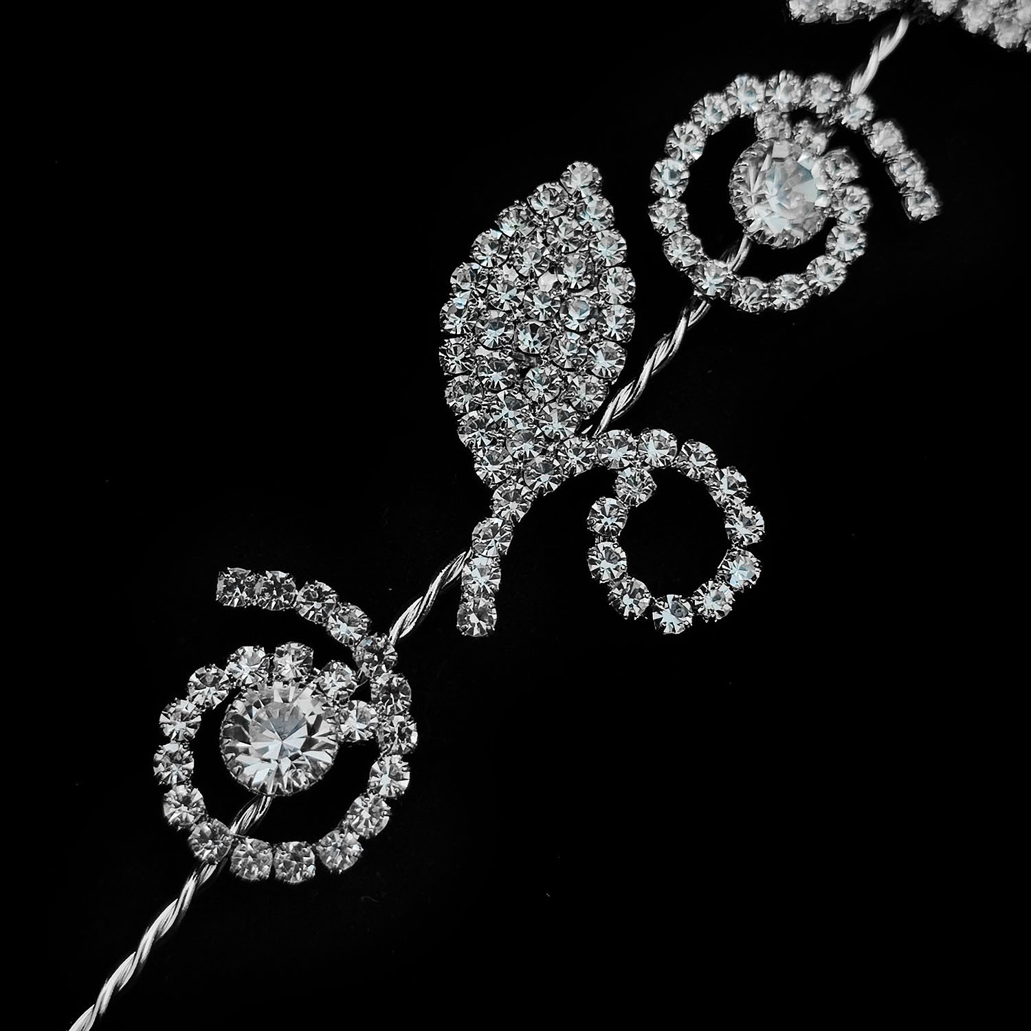 ریسه مو، تاج عروس، شینیون عروس، اکسسوری مجلسی مو 114