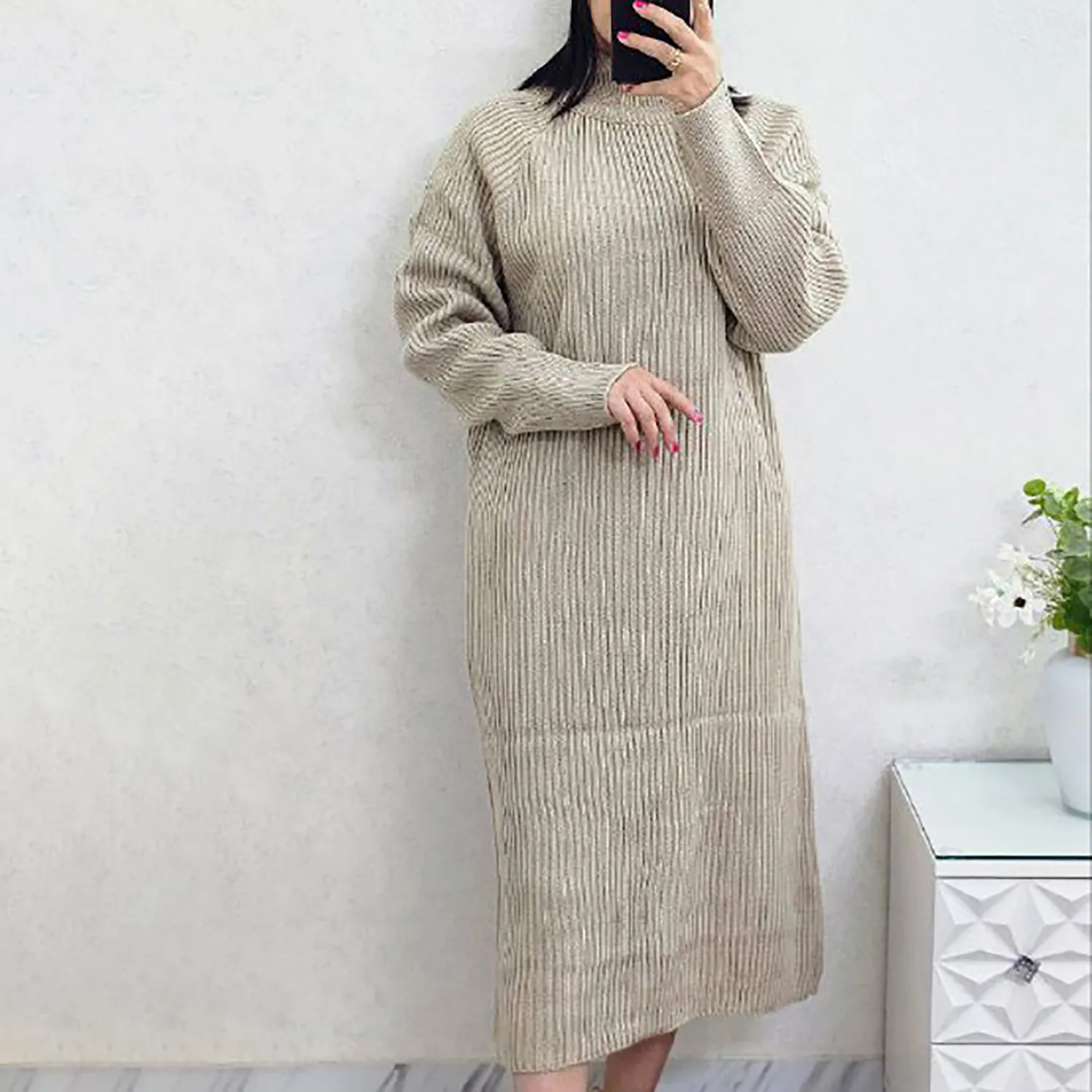 ماکسی یقه اسکی بلند ریپ