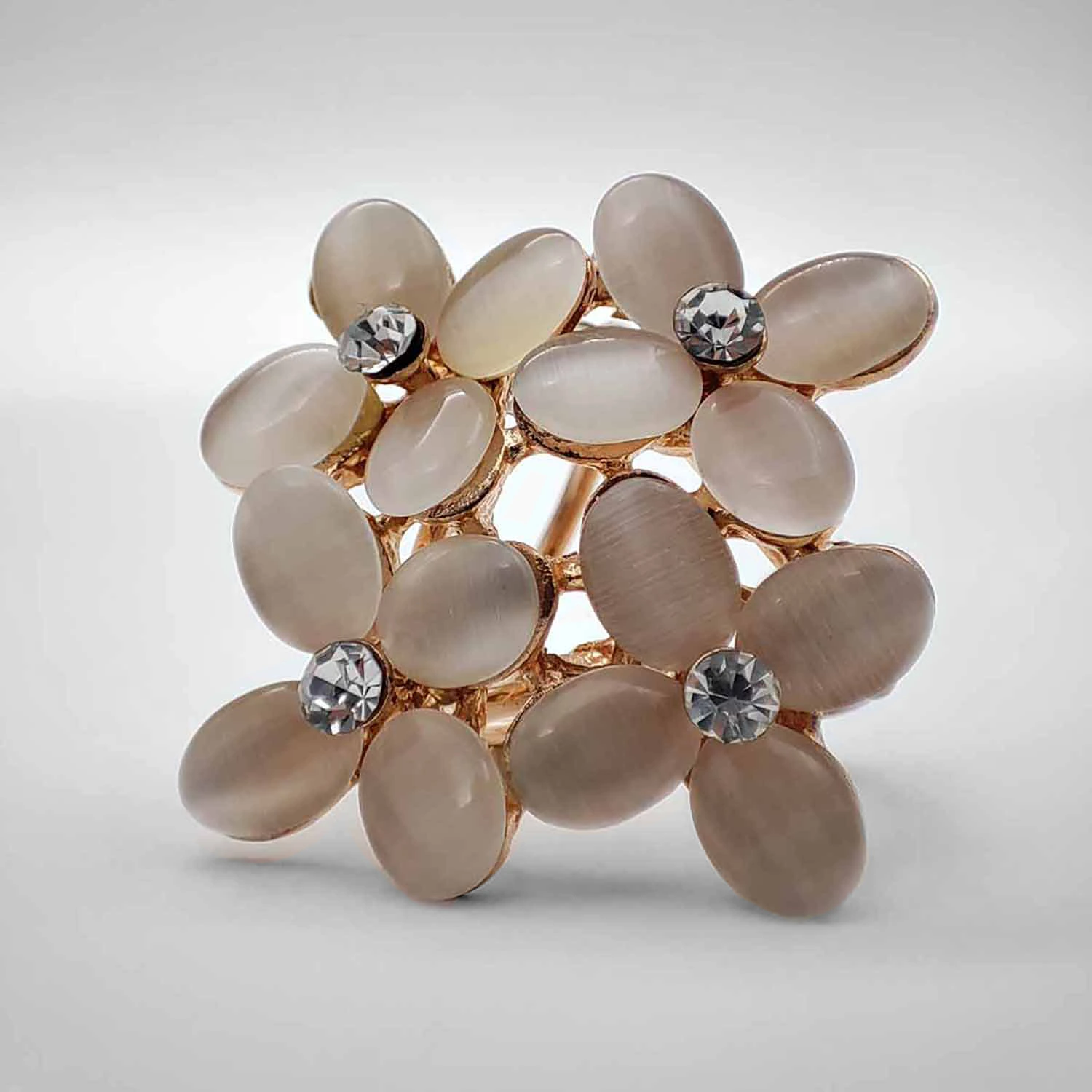 حلقه روسری گلی