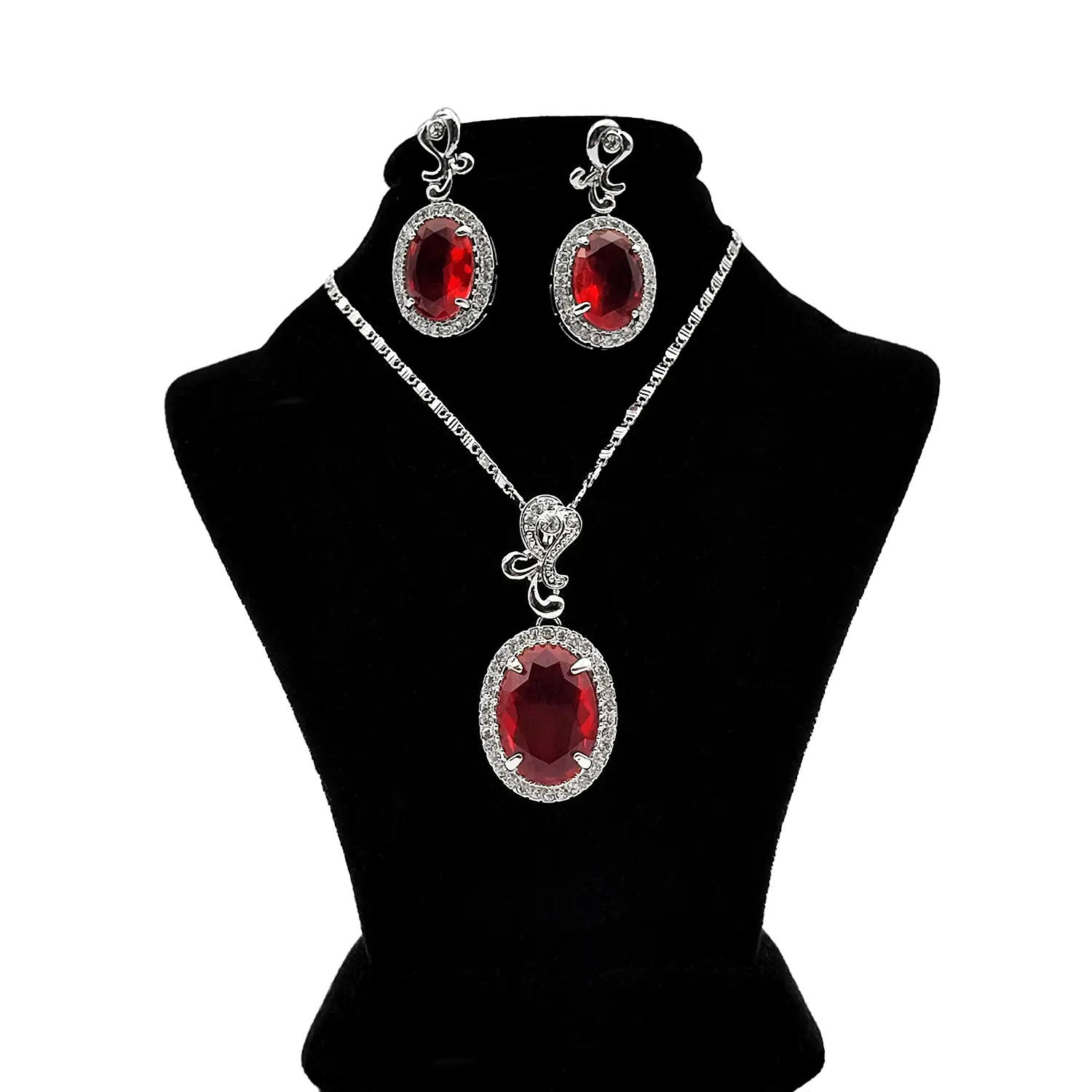 نیم ست یاقوت سرخ