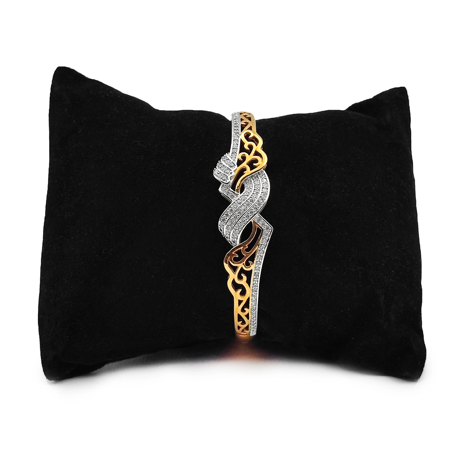 دستبند النگویی جواهری ژوپینگ