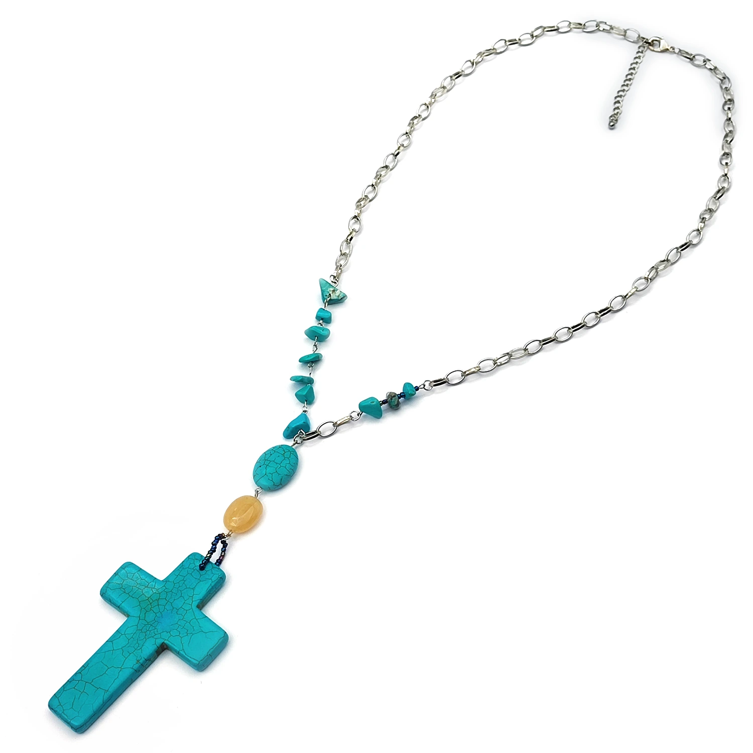 رولباسی صلیب فیروزه