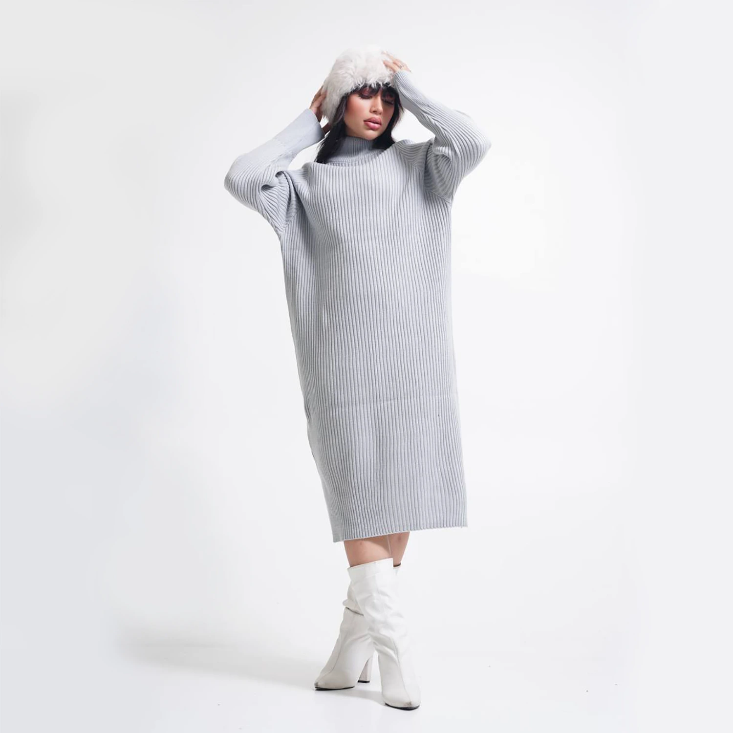 ماکسی یقه اسکی بلند ریپ