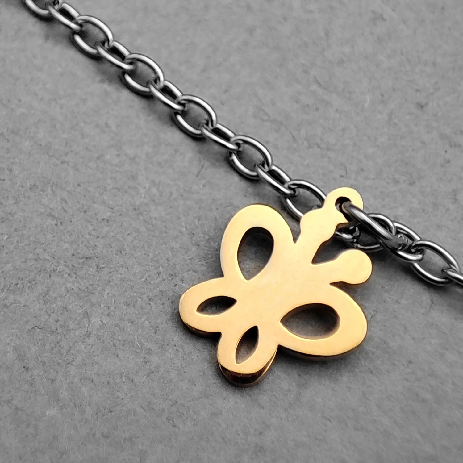 پابند دورنگ طرح پروانه