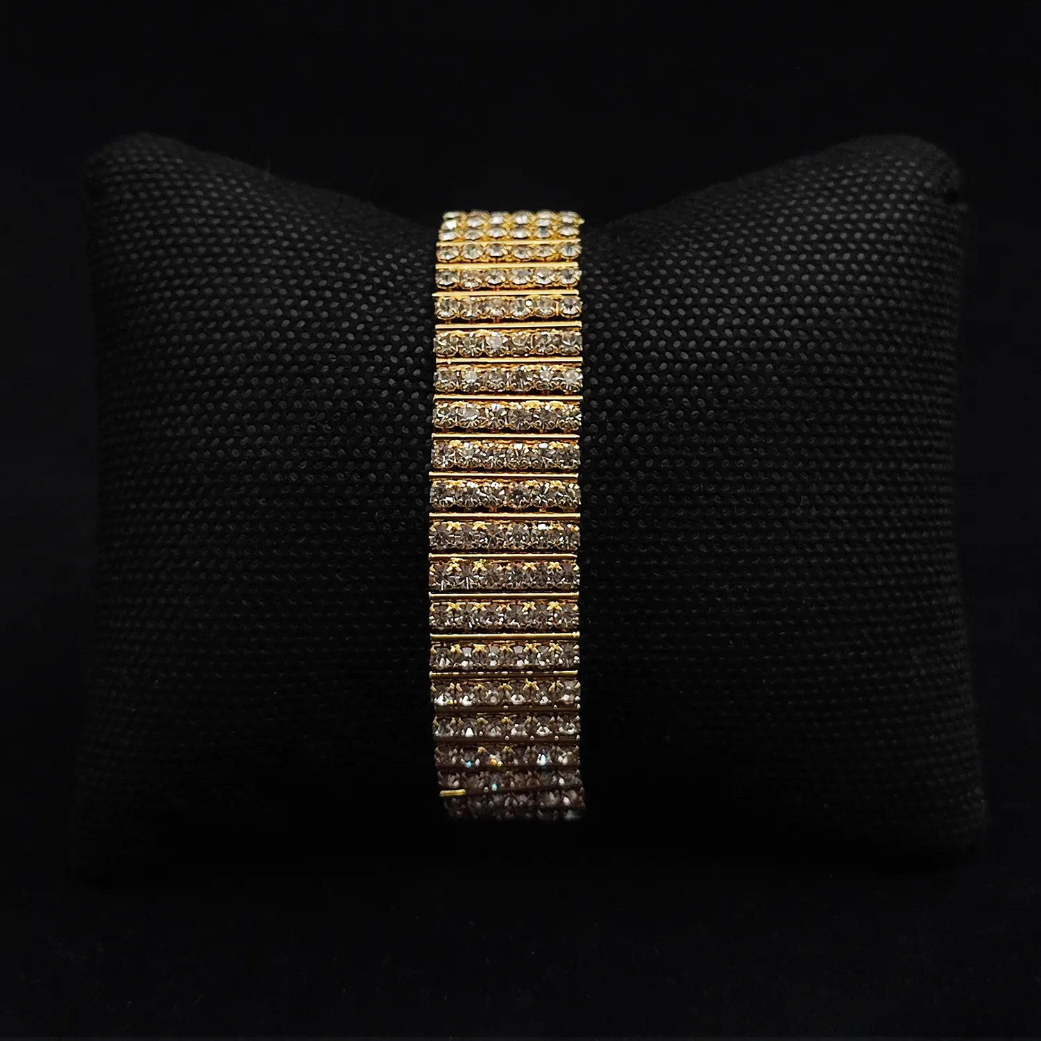 دستبند طرح جواهر تنیس 