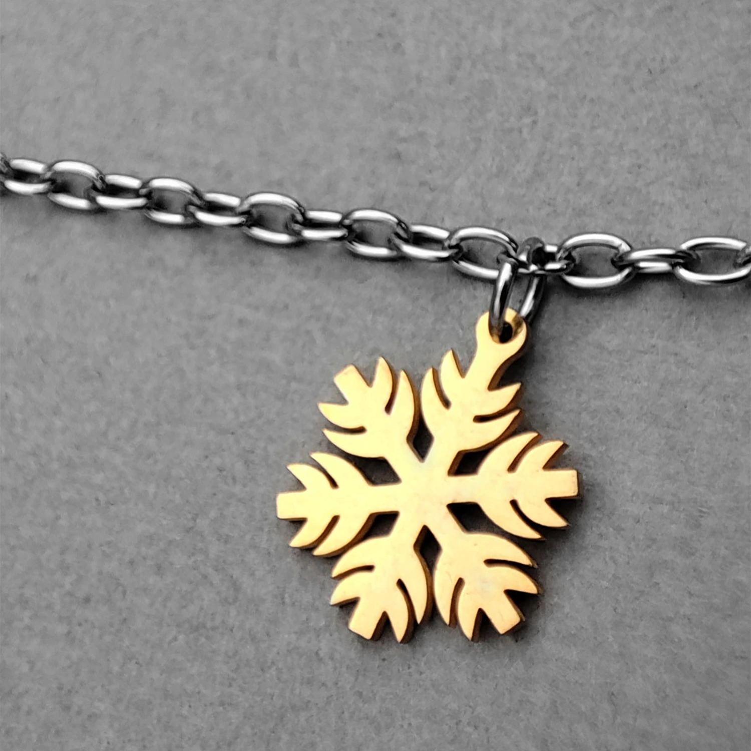 پابند دورنگ طرح دانه برف