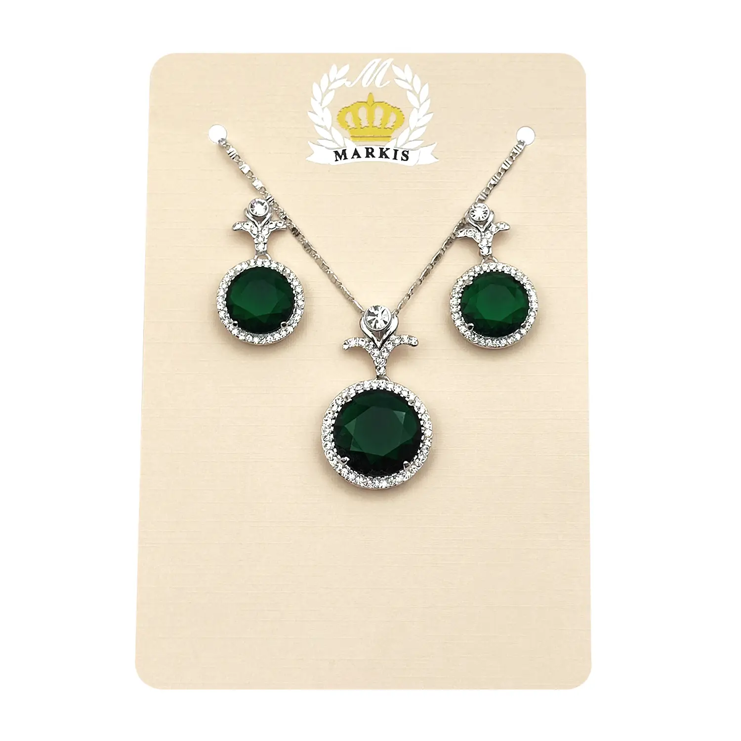 نیم ست نگین دار دایره