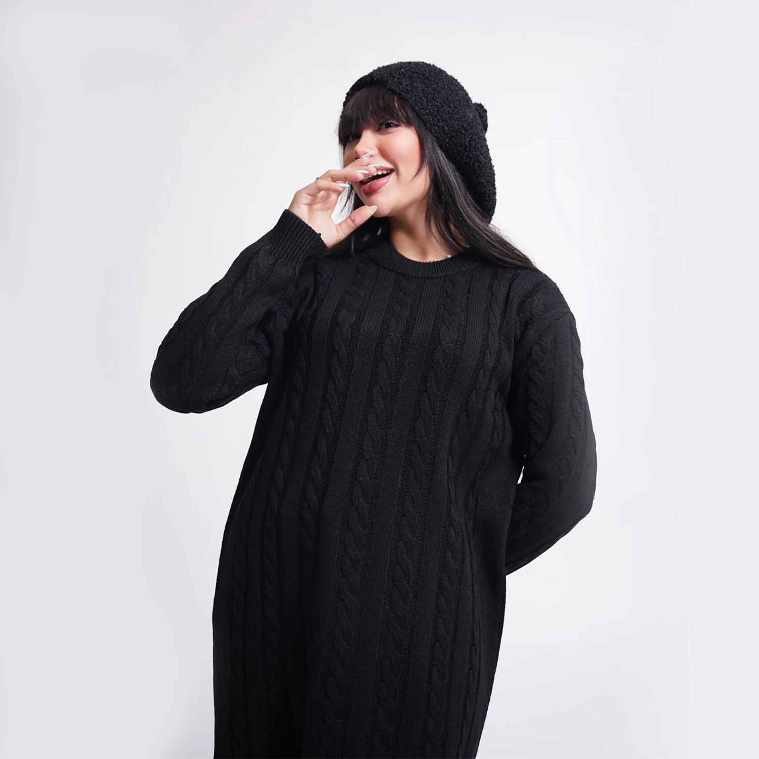 ماکسی بافت مارپیچ چاکدار