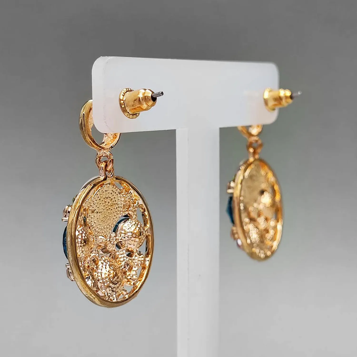 گوشواره دایره رنگین کمونی