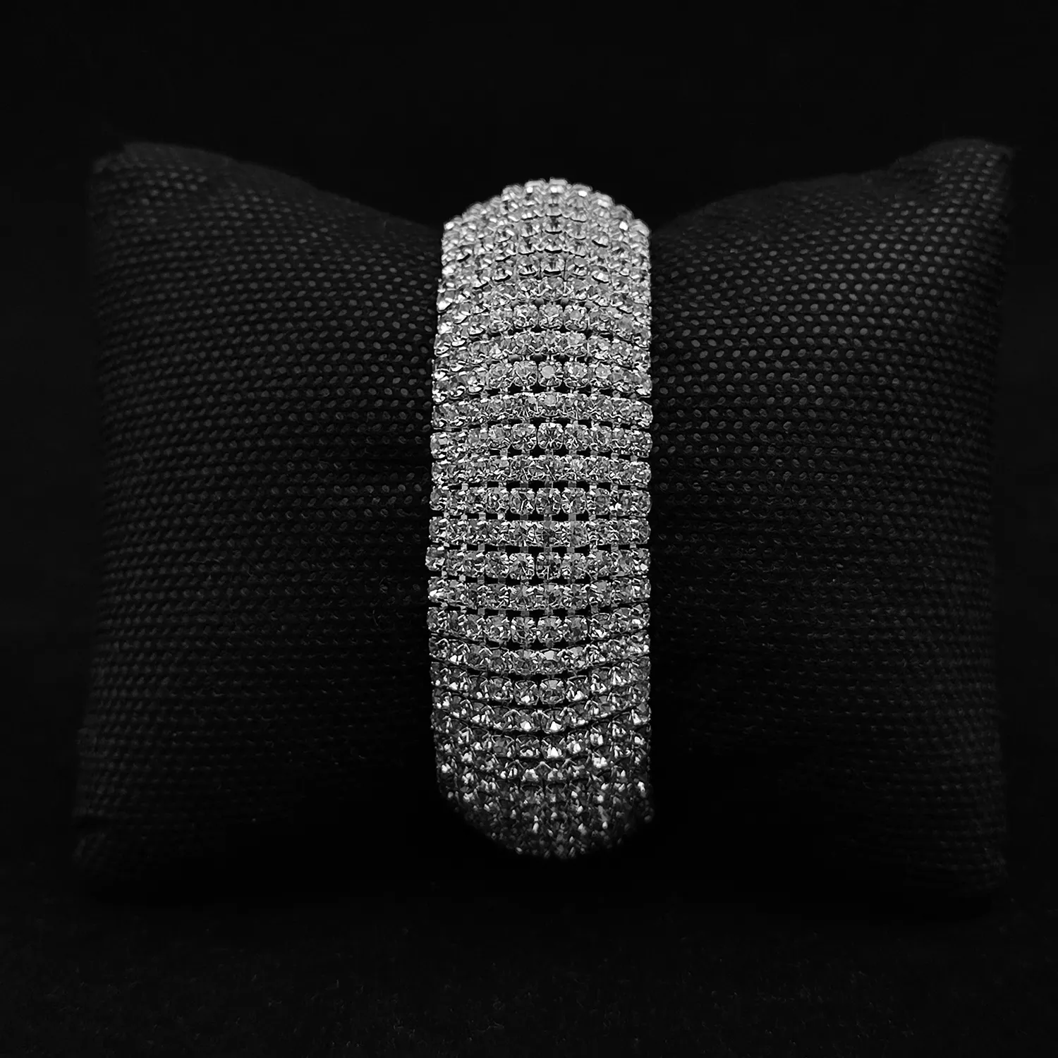 دستبند طرح جواهر پهن