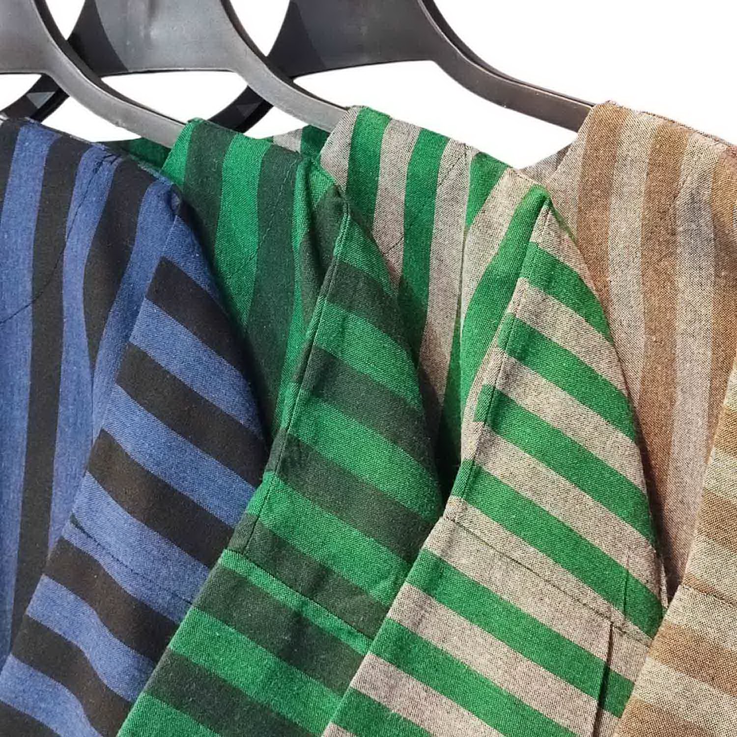 کفتان راه راه جیب دار