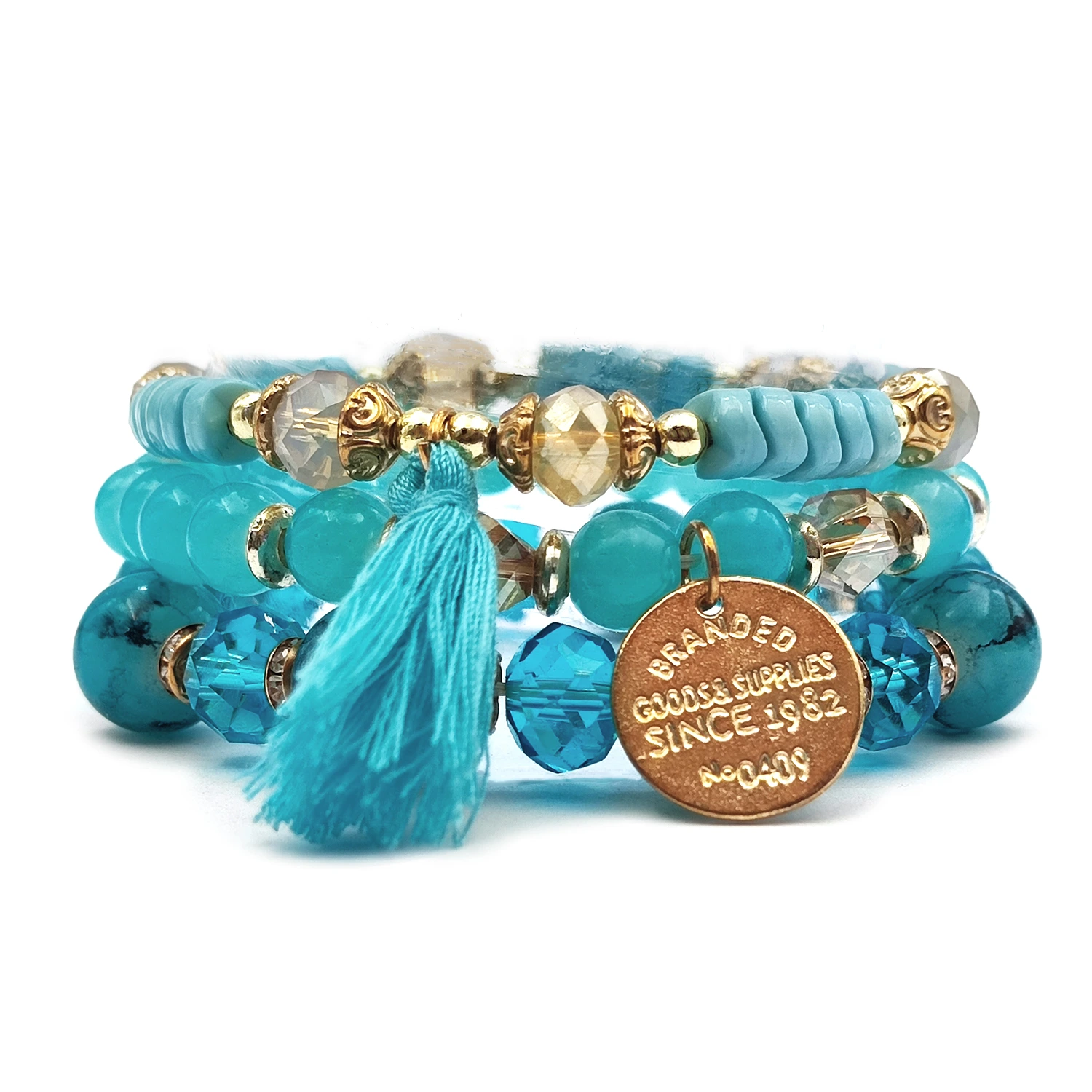 دستبند مهره ای طرح سکه دستبند مهره ای طرح سکه