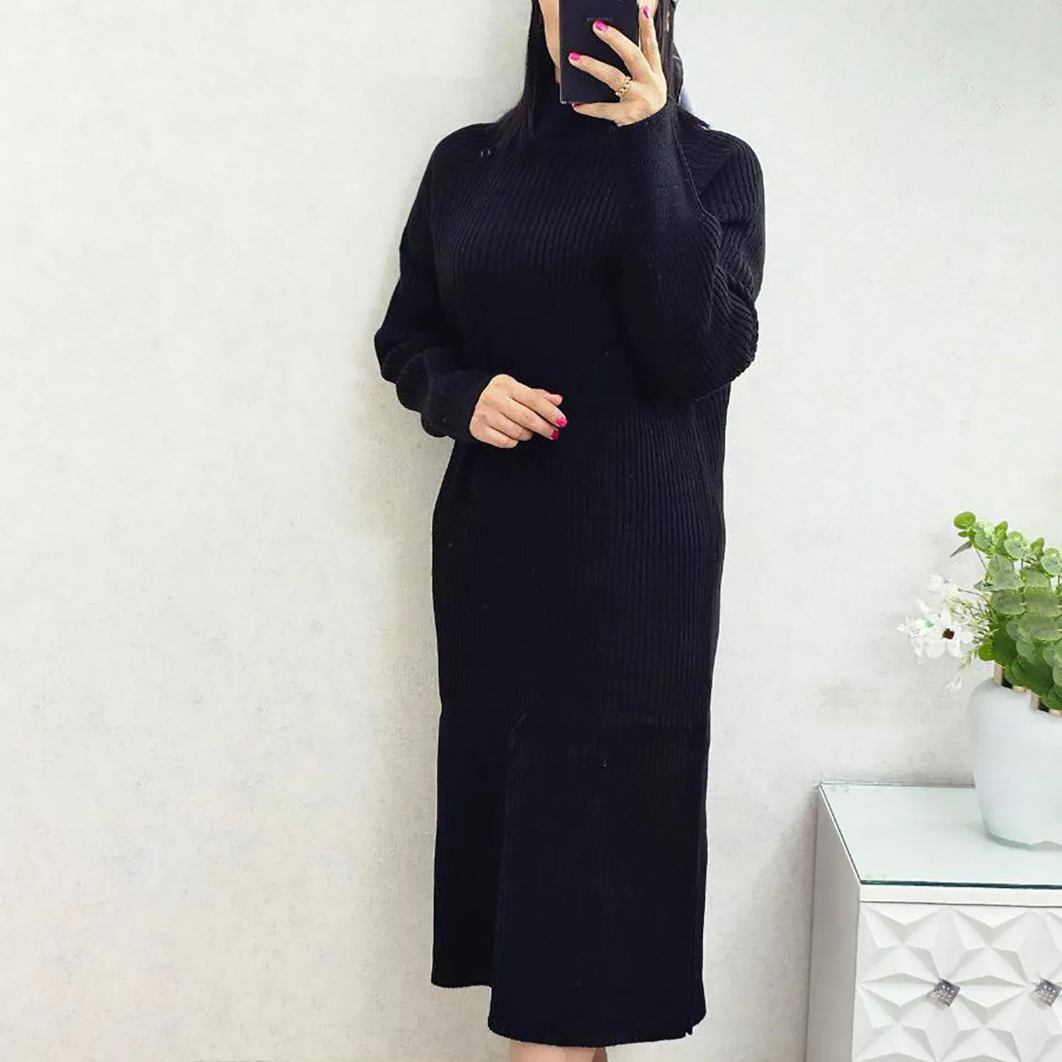 ماکسی یقه اسکی بلند ریپ