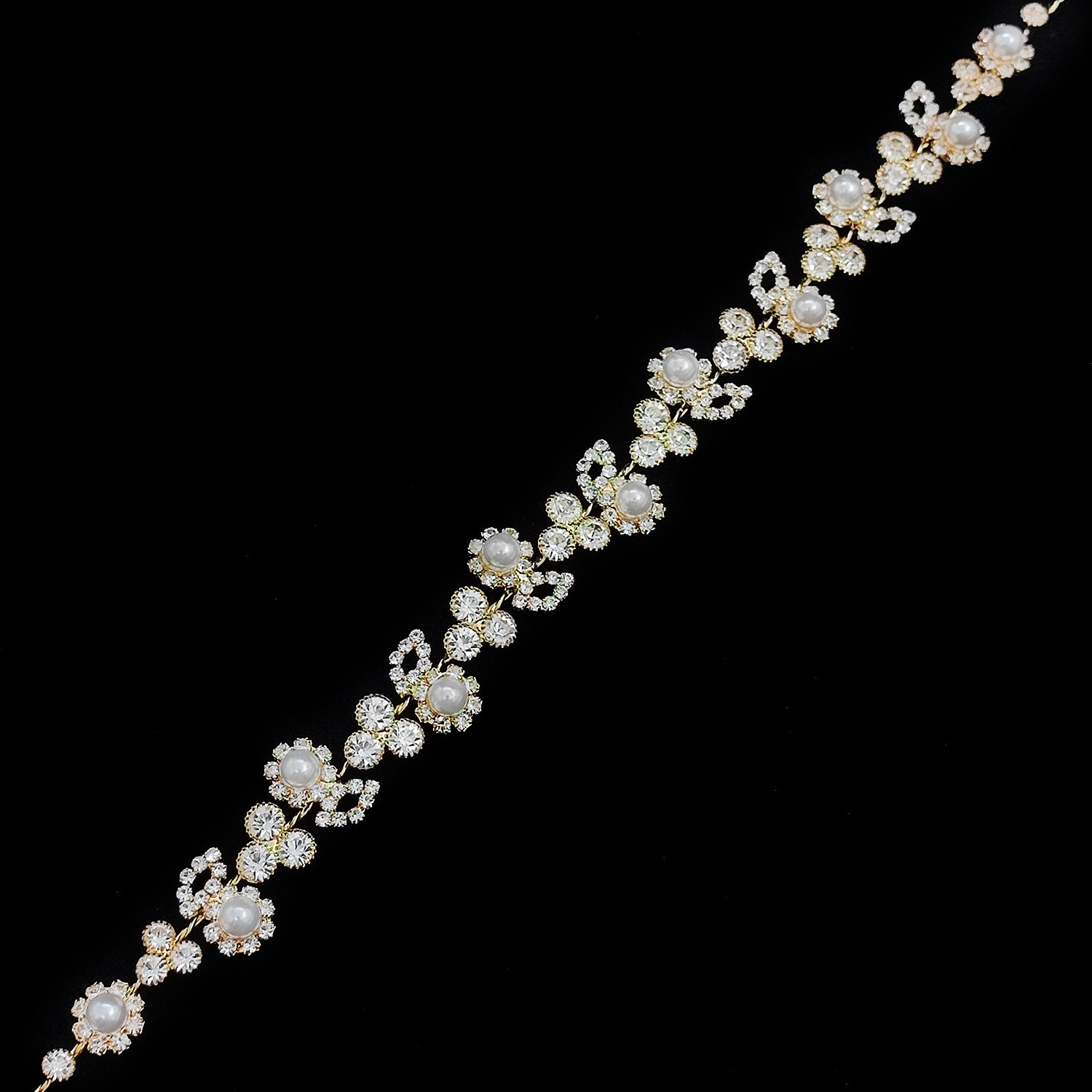 ریسه مو، تاج عروس، شینیون عروس، اکسسوری مجلسی مو 117