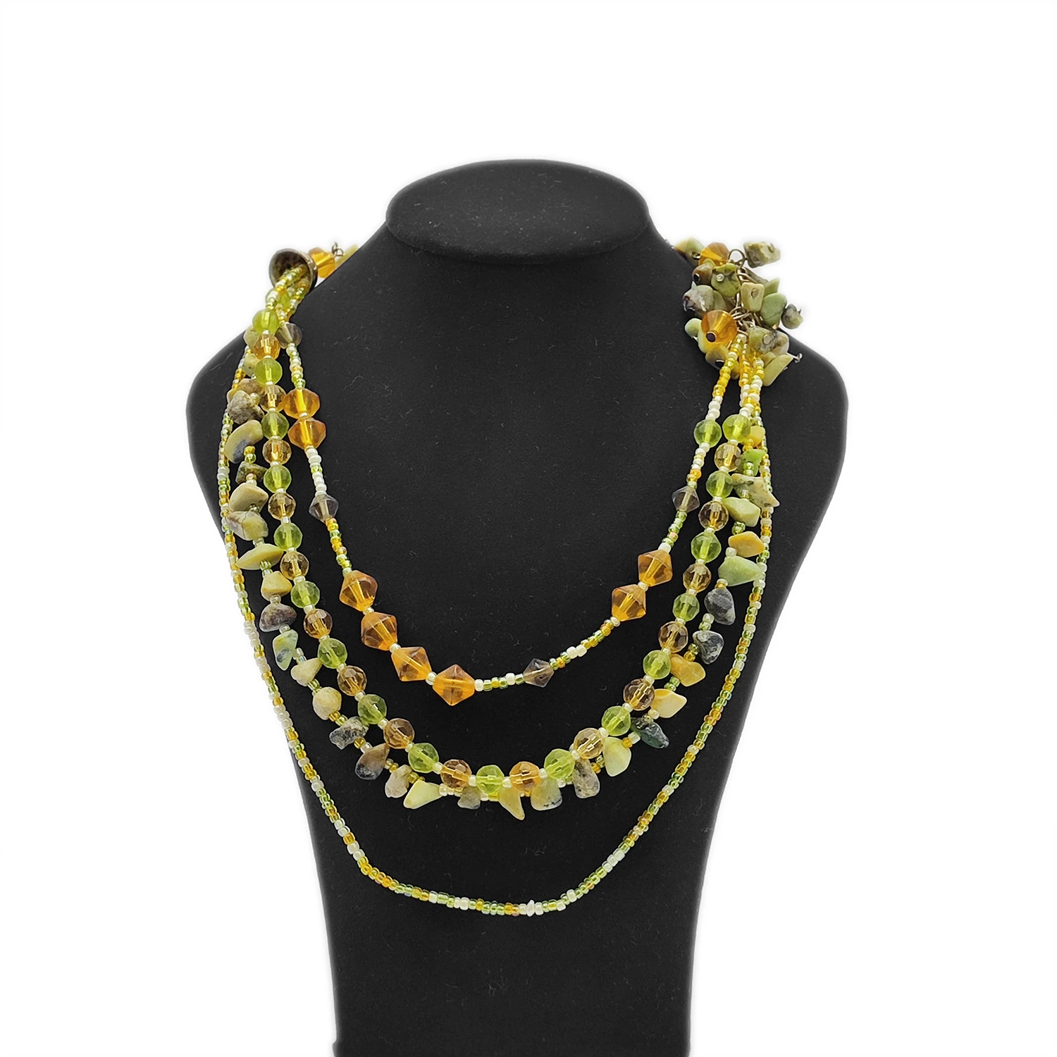 گردنبند زمرد و زبرجد