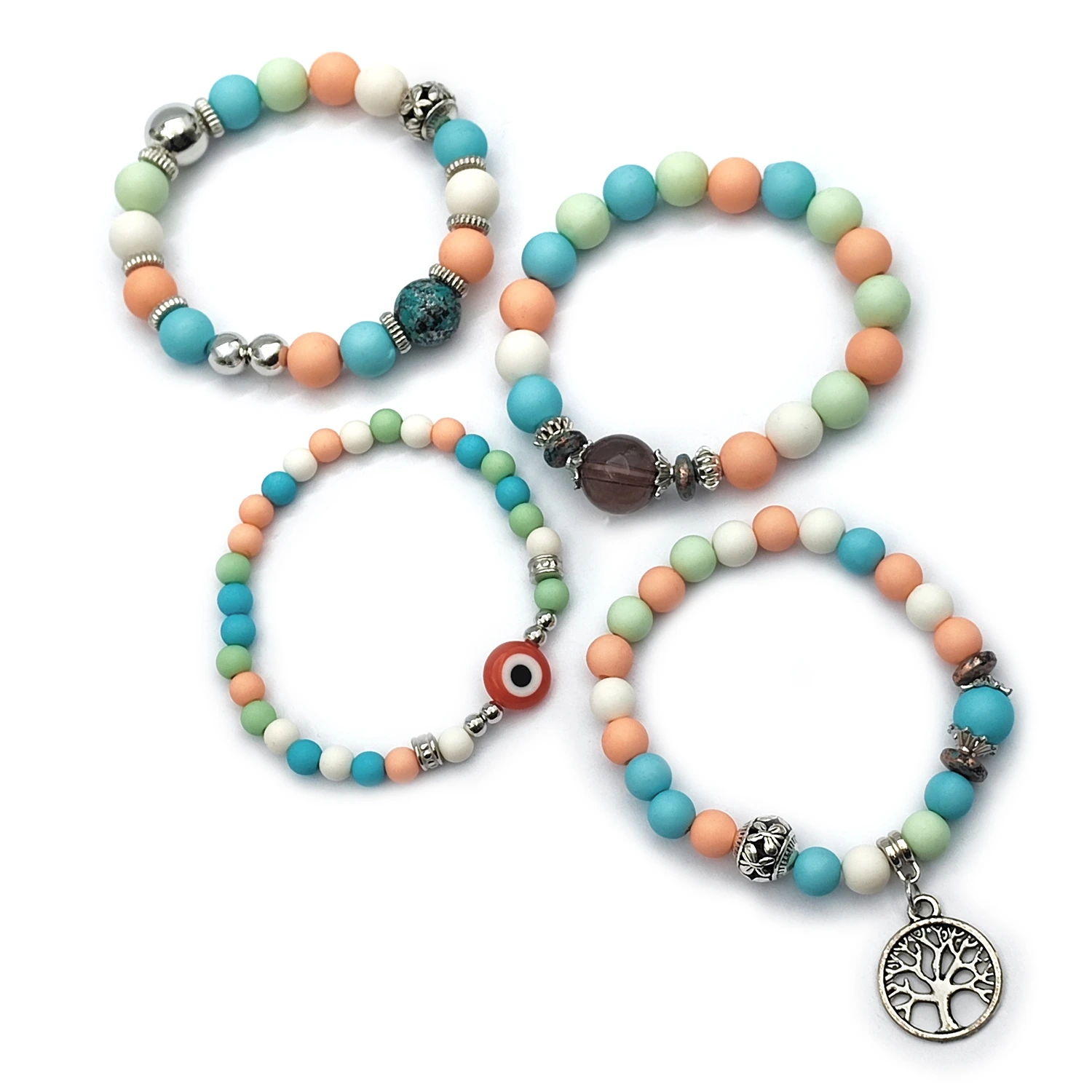 دستبند مهره ای چشم نظر