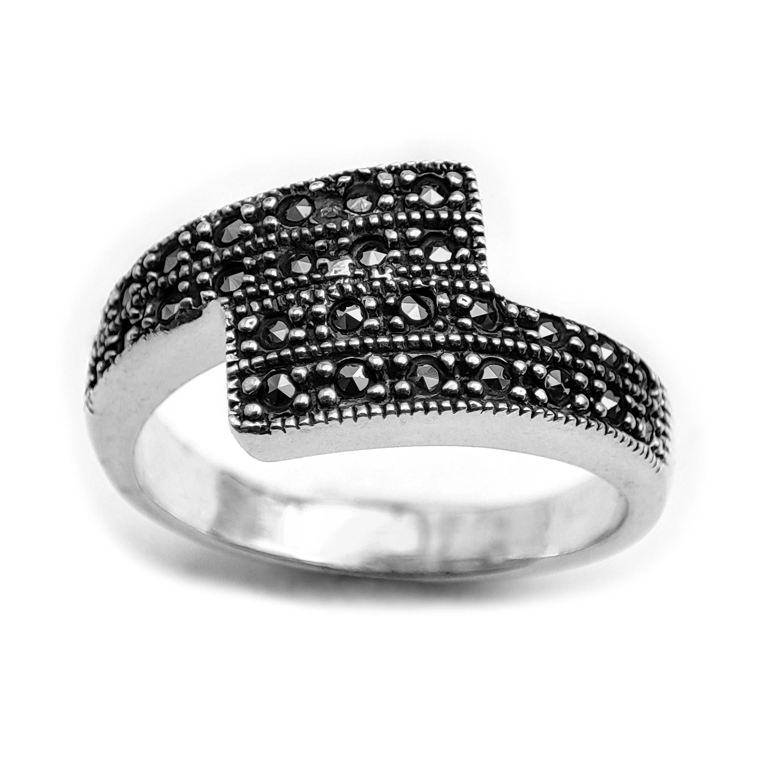 انگشتر  نقره مارکازیت