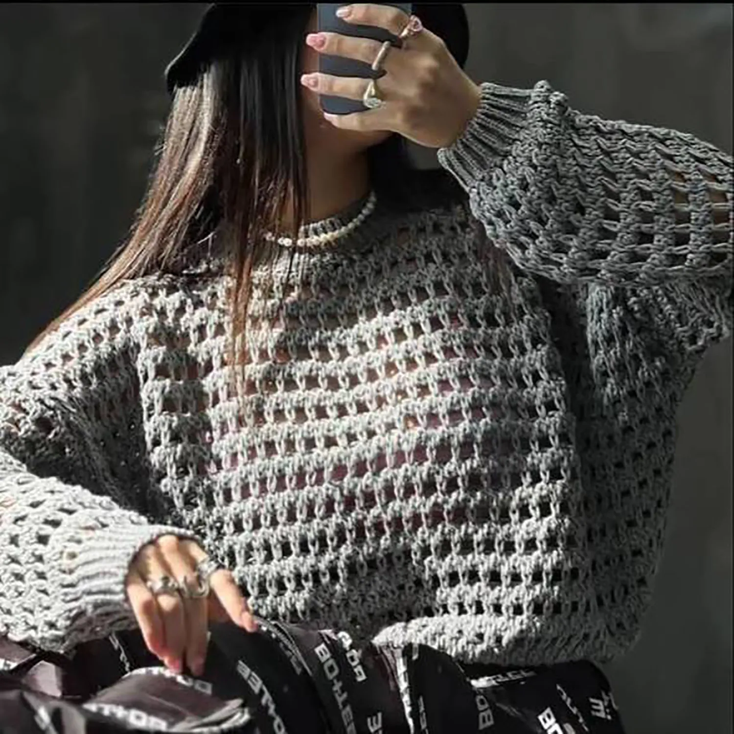 کراپ بافت توری طرح زارا