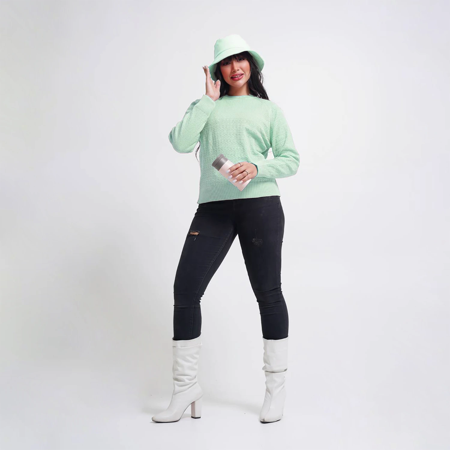 بلوز بافت ریز آکریل