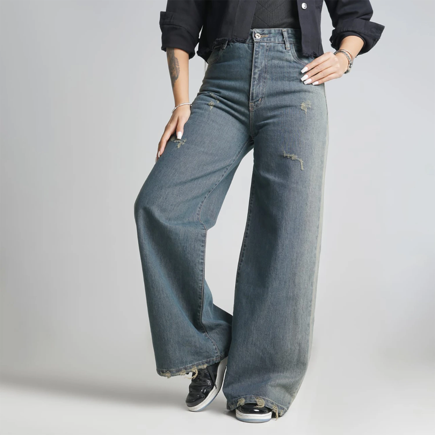 شلوار جین فول بگ