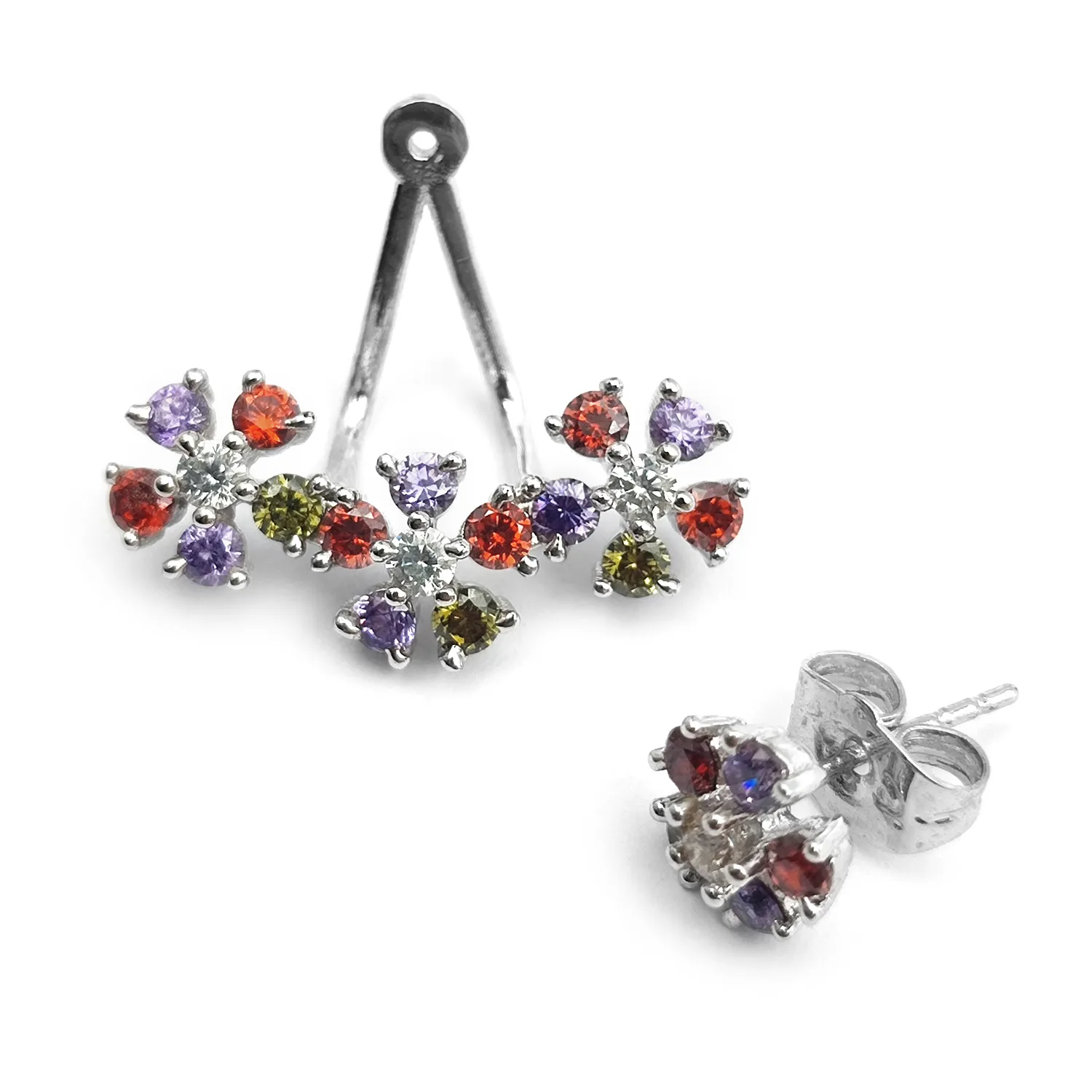 گوشواره جواهری ژوپینگ 