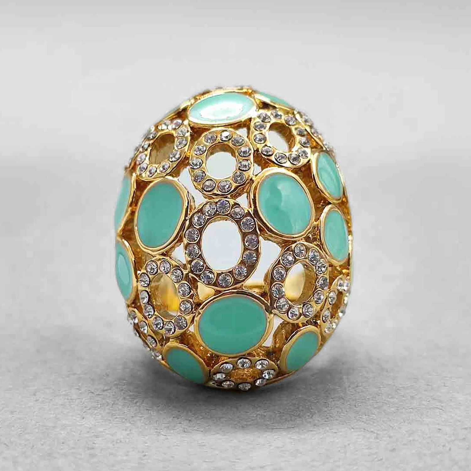 انگشتر مینا فیروزه