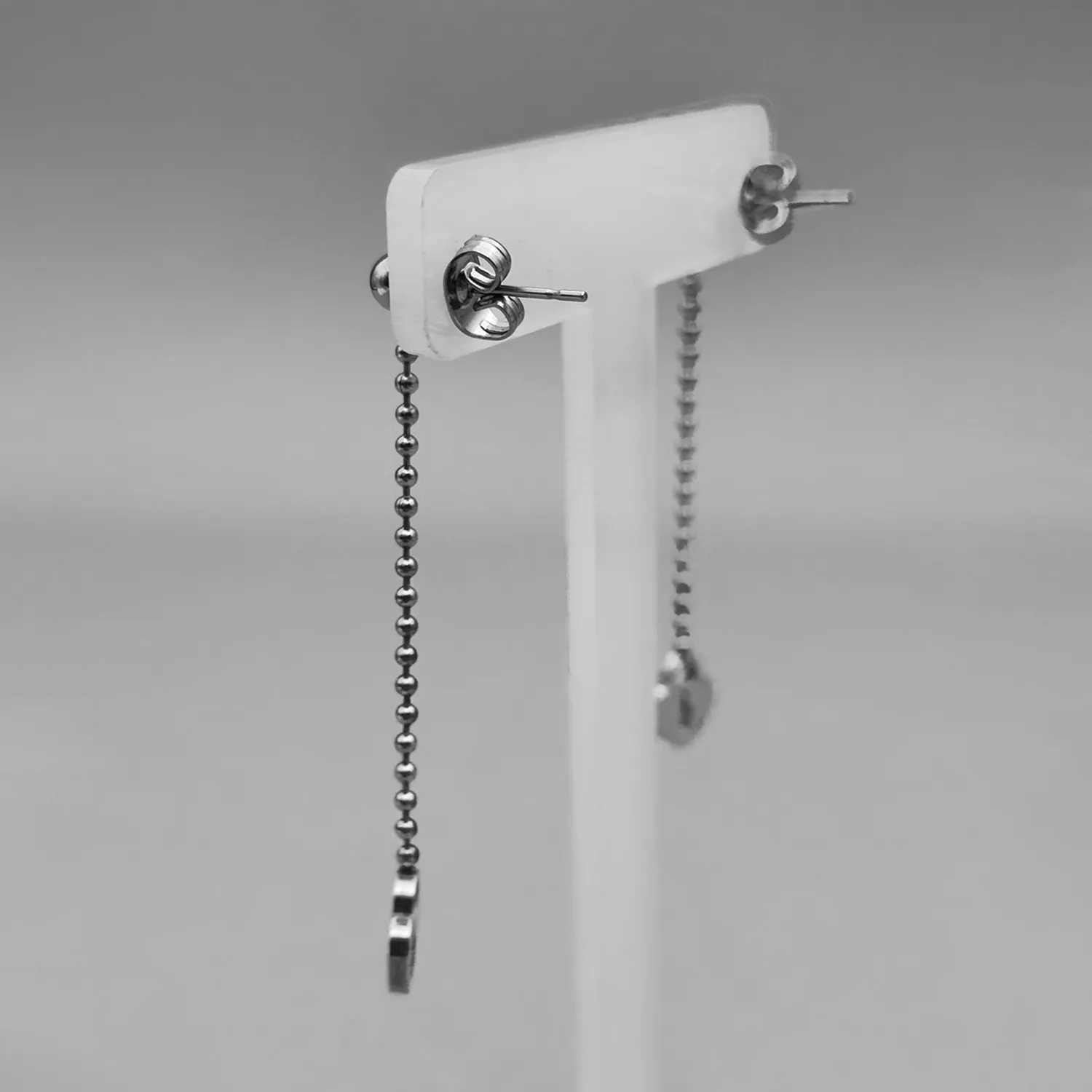 گوشواره قلب قفلی