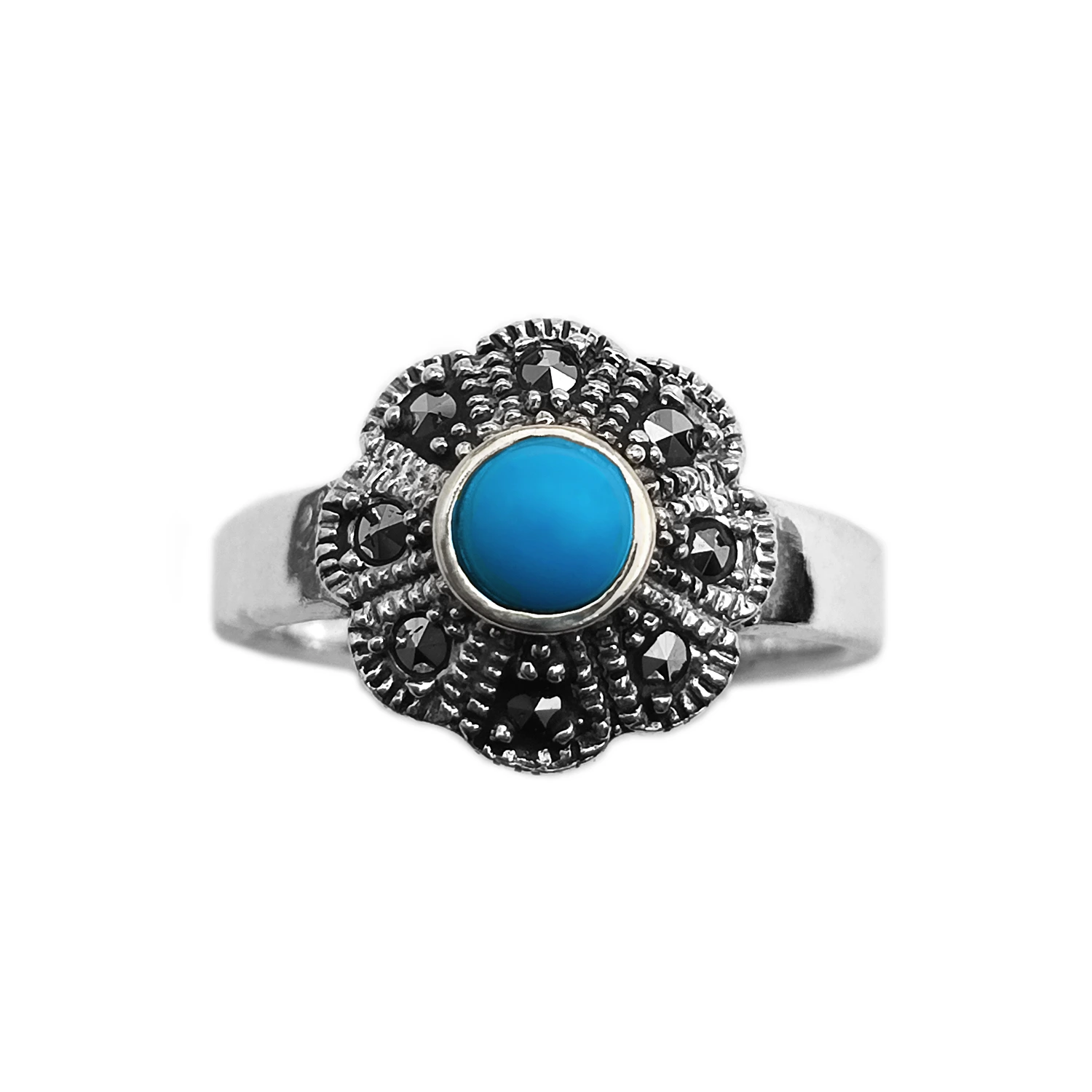 انگشتر نقره فلاور 