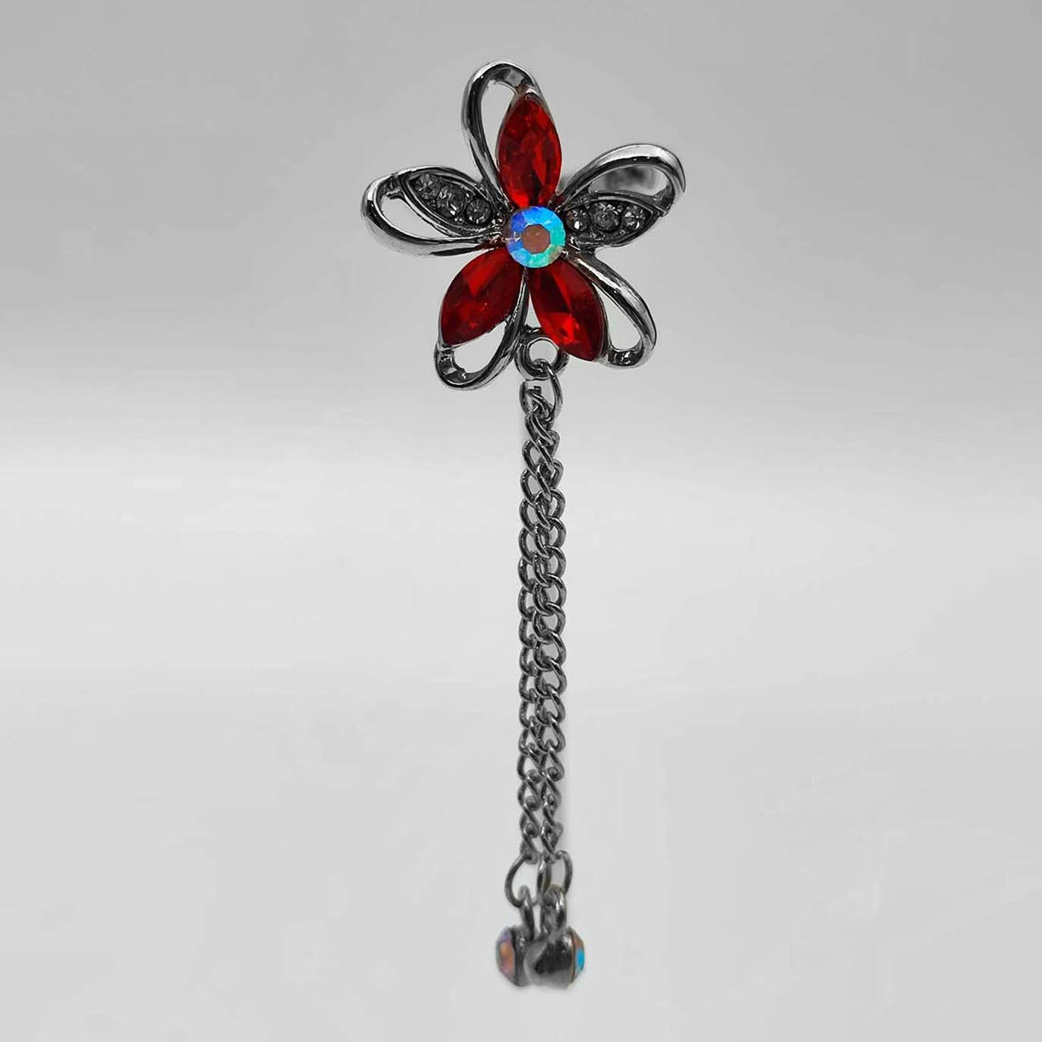 گیره روسری گلی